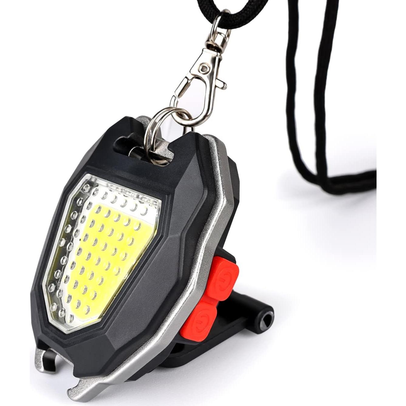 Linterna de Llavero MAKDAK COB 1200 Lúmenes 2 Pack