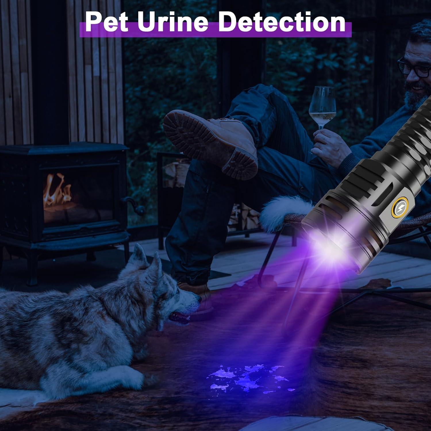 Linterna LED UV y Blanca iToncs 2-en-1 Recargable 18H