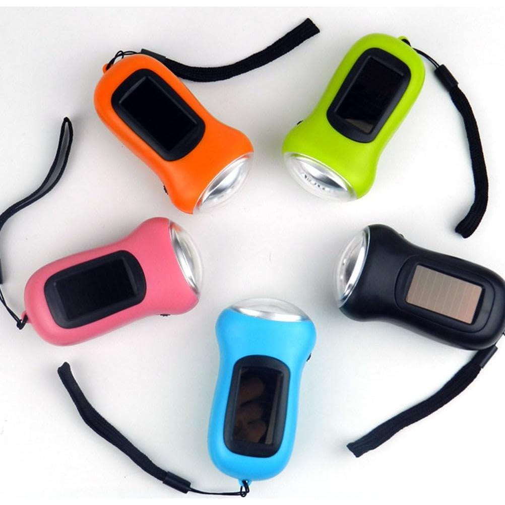 Linterna LED de Mano Hemobllo 3.5x5cm Solar y Manual