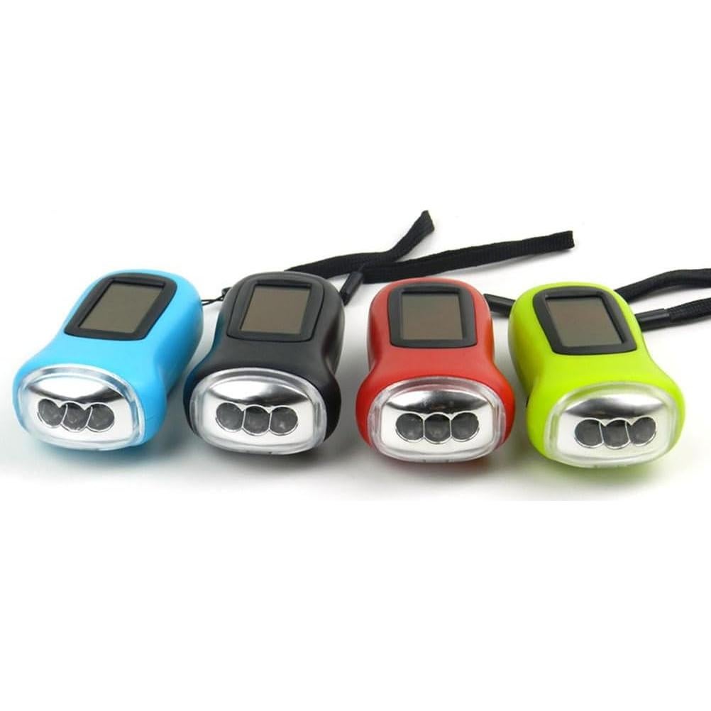 Linterna LED de Mano Hemobllo 3.5x5cm Solar y Manual