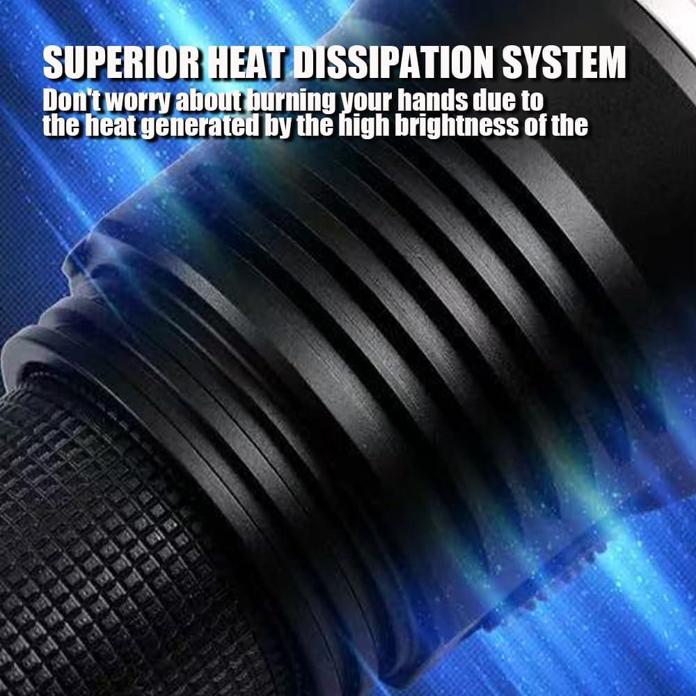 Linterna Táctica HAIKELITE AK01 6000 Lúmenes Recargable IP68