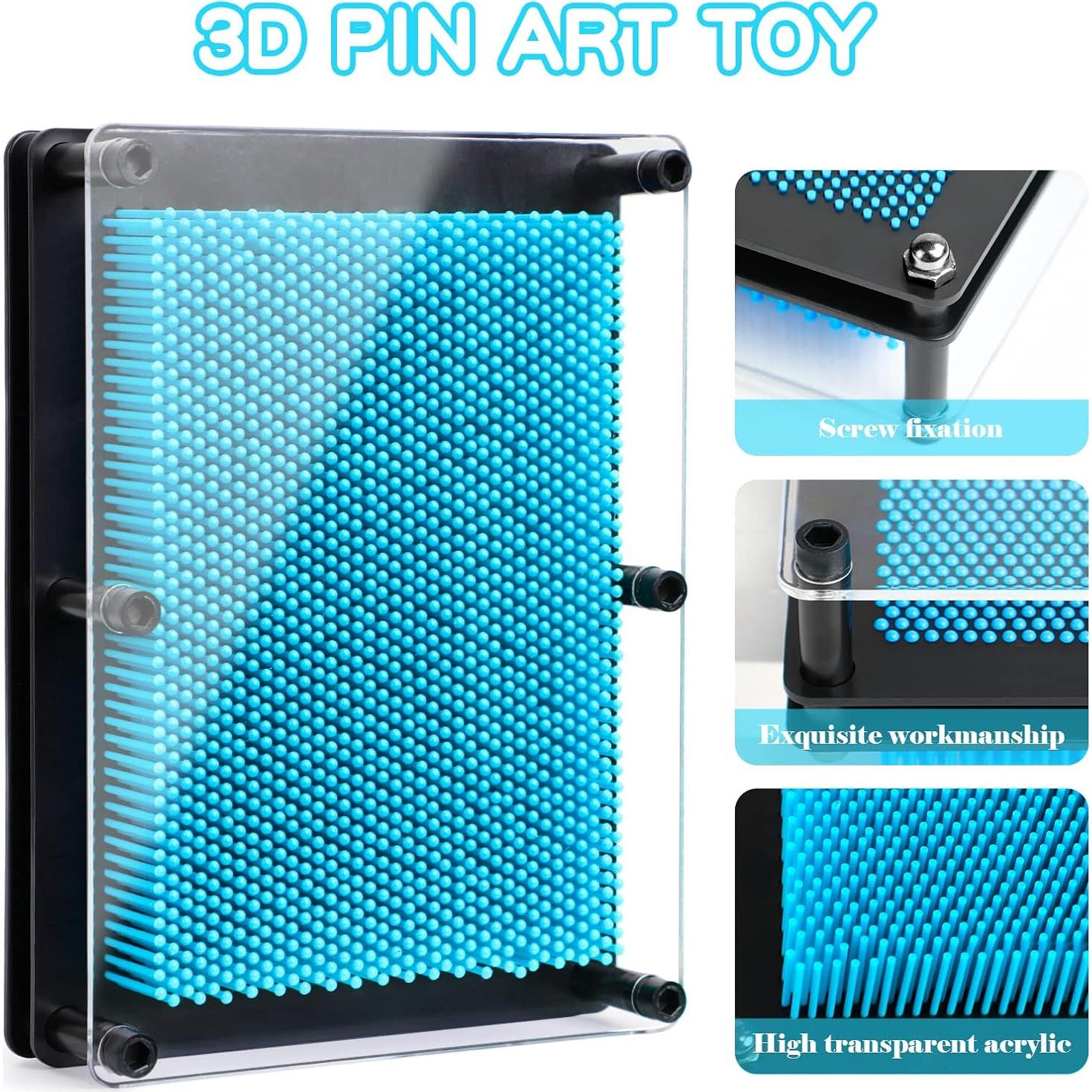 Juguete Sensorial de Pin 3D ENJSD para Niños 3 a 14 Años