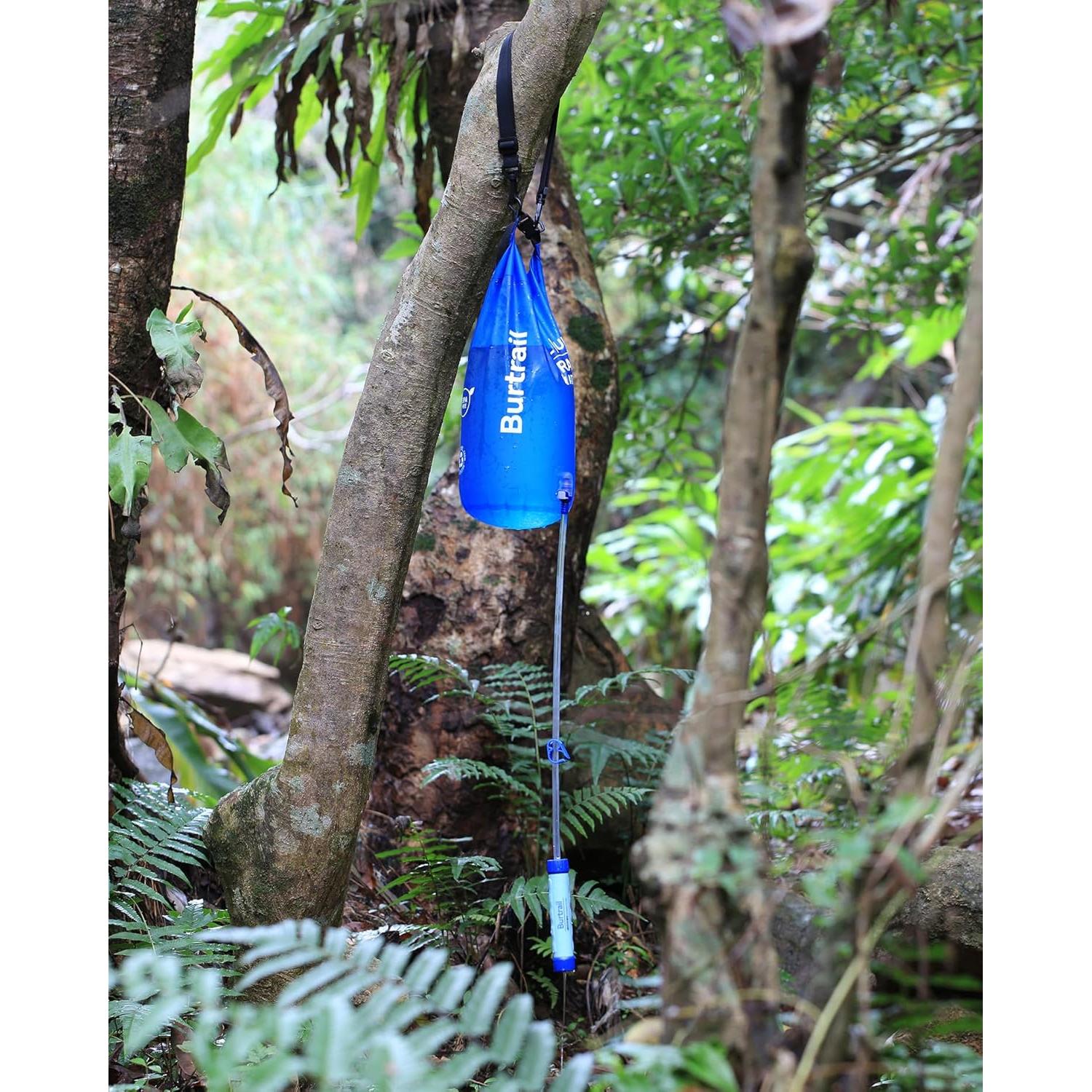 Sistema de Filtración de Agua Burtrail 8L Portátil para Camping