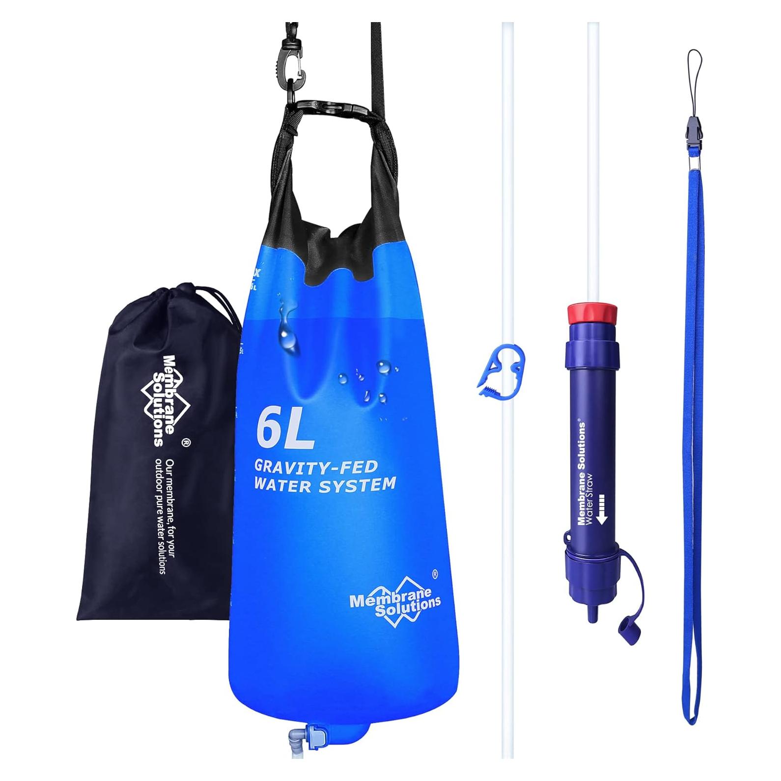 Filtro de Agua por Gravedad 6L Membrane Solutions, Certificado NSF