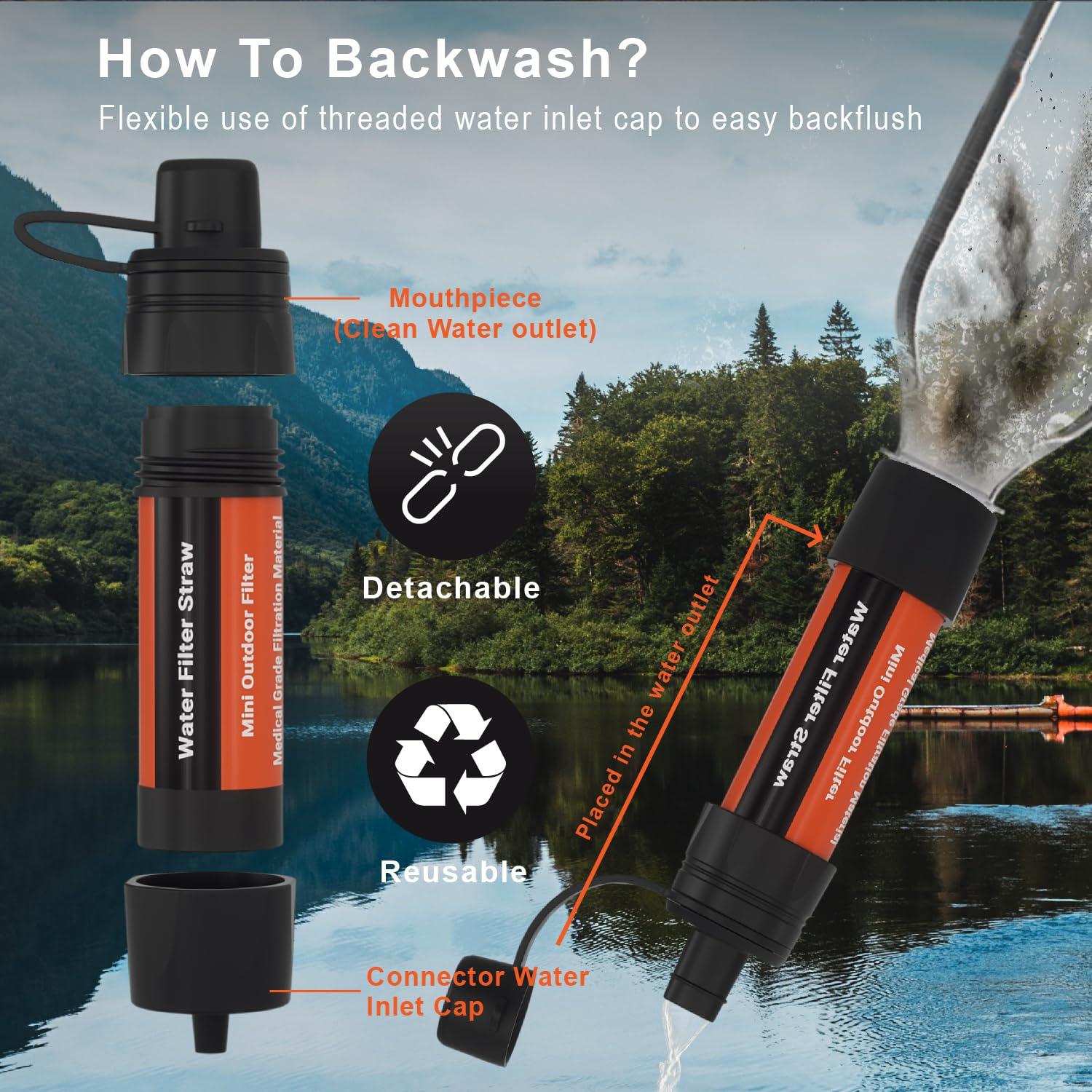 Paquete de 4 Filtros de Agua iHomey - Purificación 5 Etapas