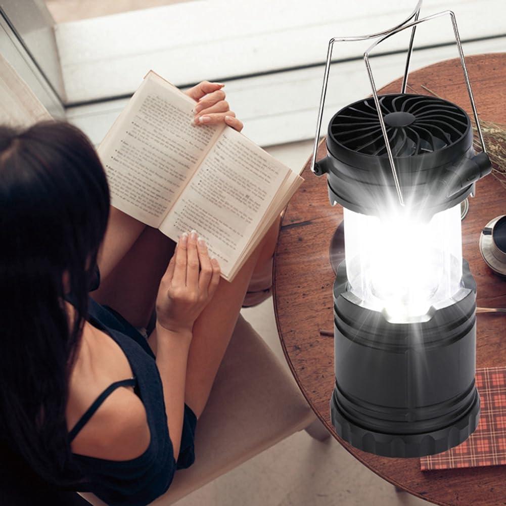 Linterna LED Viodmss con Ventilador para Camping 250 Lúmenes