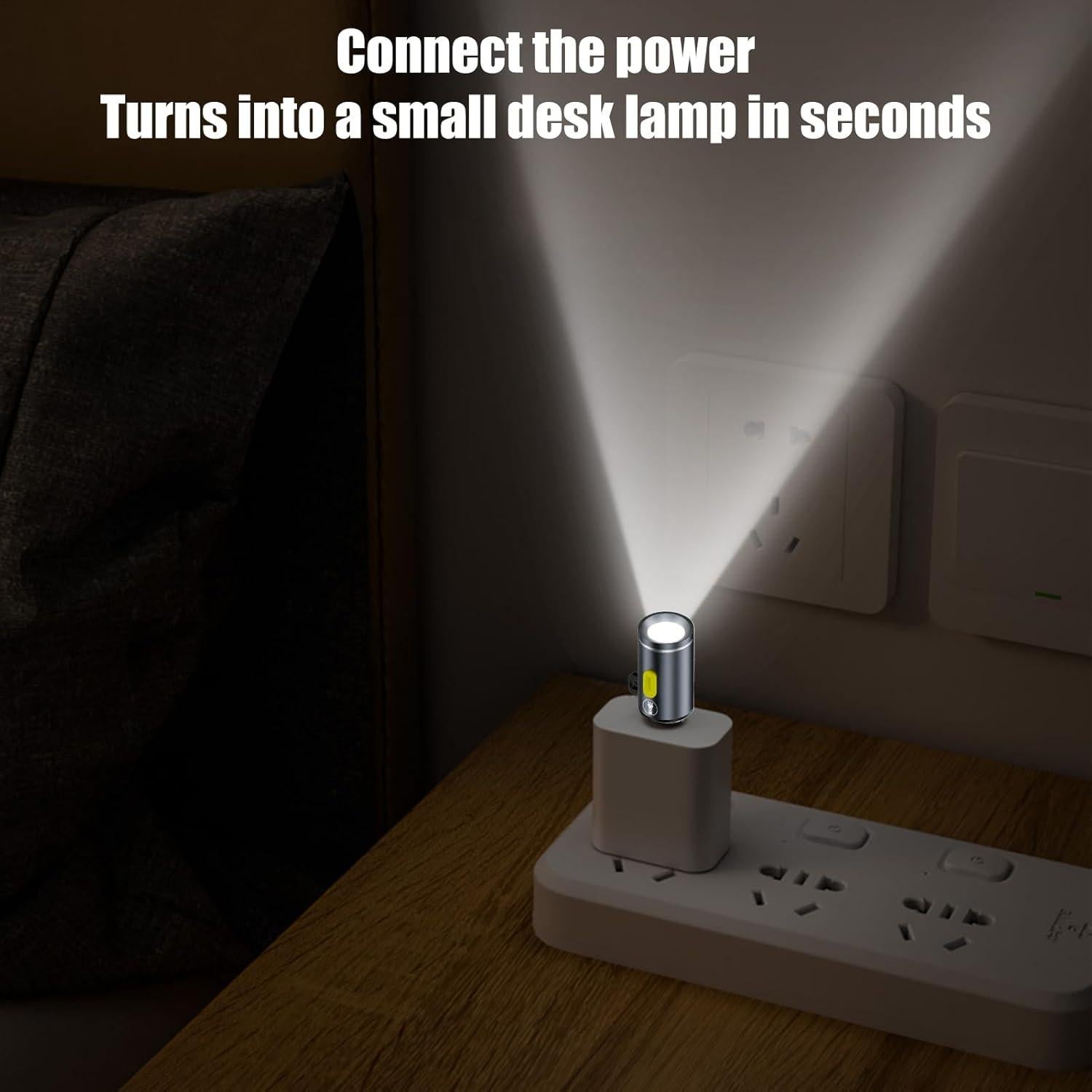 LED Outdoor Torch - Rechargeable Handheld Pocket Flashlight - Super Bright Waterproof Light | for Camping | Hiking | Adventures Walking | Garage | Preparedness | Survival Kit | Travel