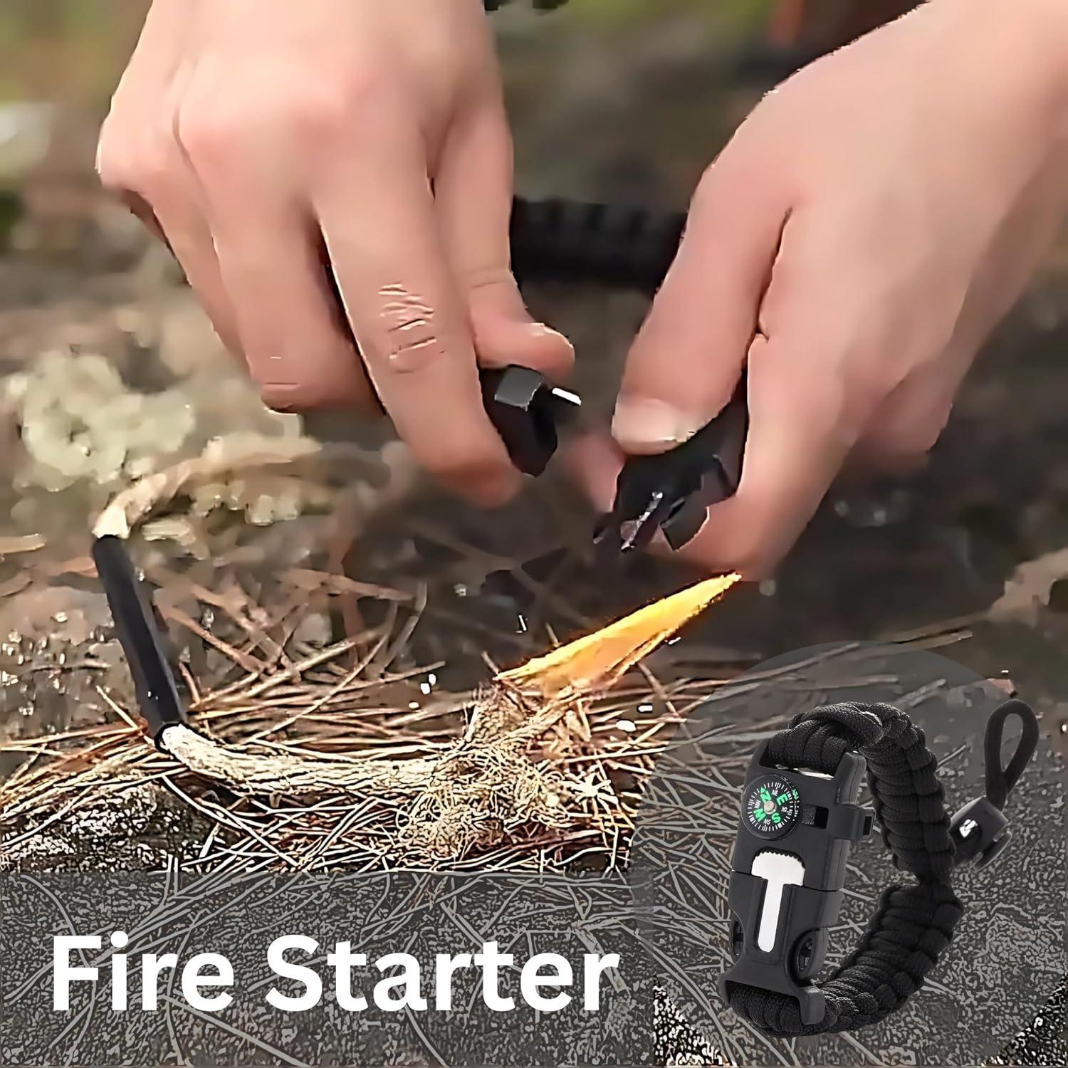 Binoculares Compactos 10x22 Hadiat + Pulsera Paracord 7 en 1