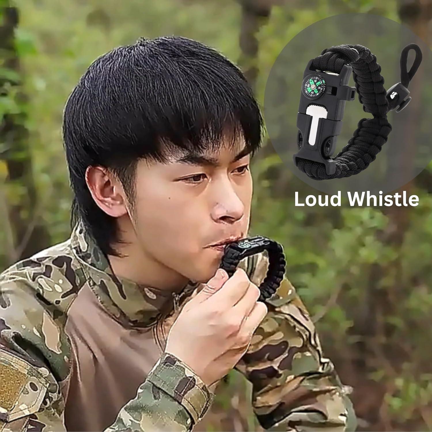 Binoculares Compactos 10x22 Hadiat + Pulsera Paracord 7 en 1