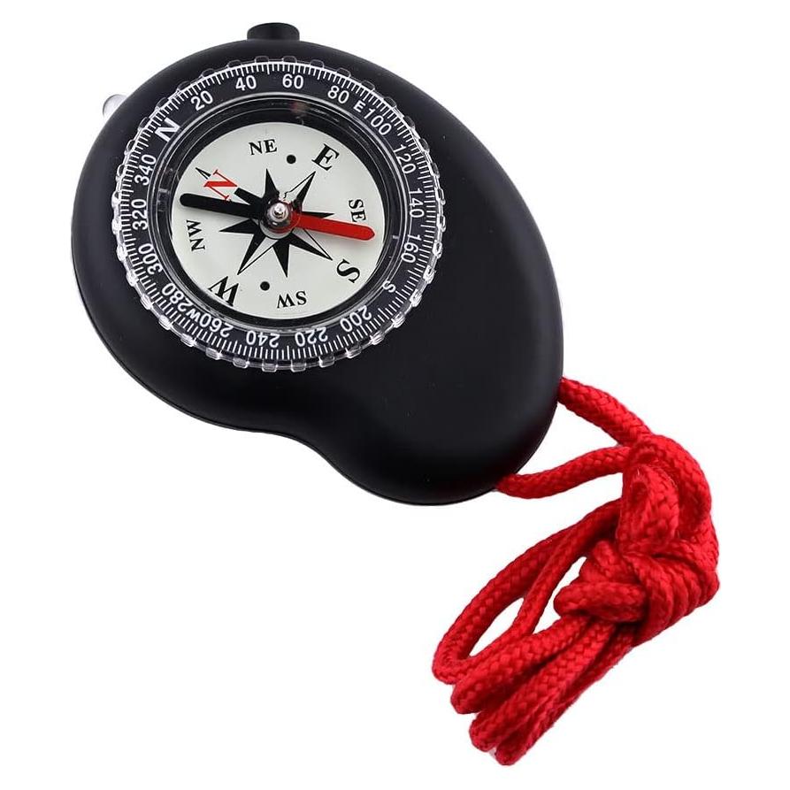 Brújula 3-en-1 Skywalker con Linterna LED y Cordón Negro