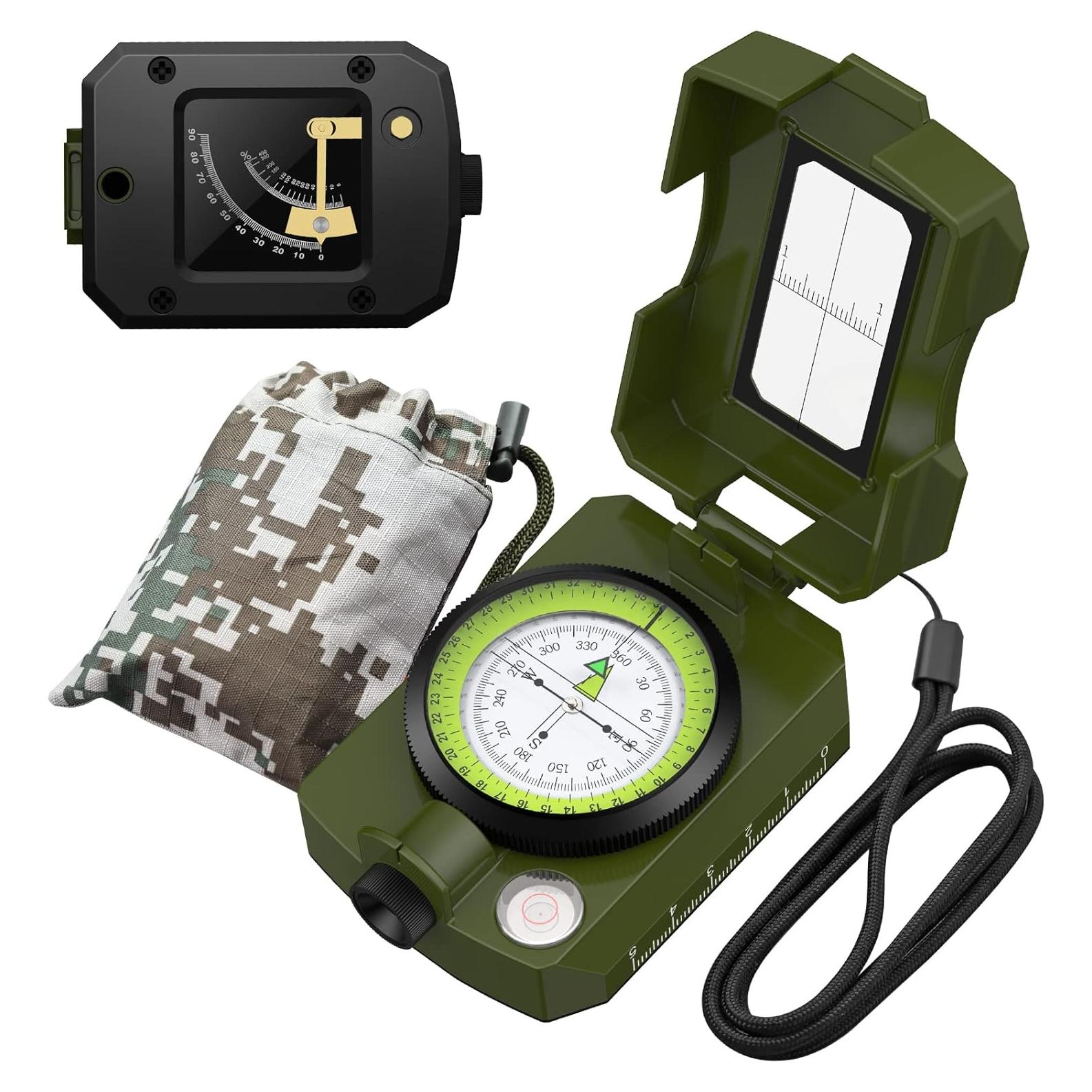 Brújula de Aluminio Proster PST215 IP54 con Clinómetro