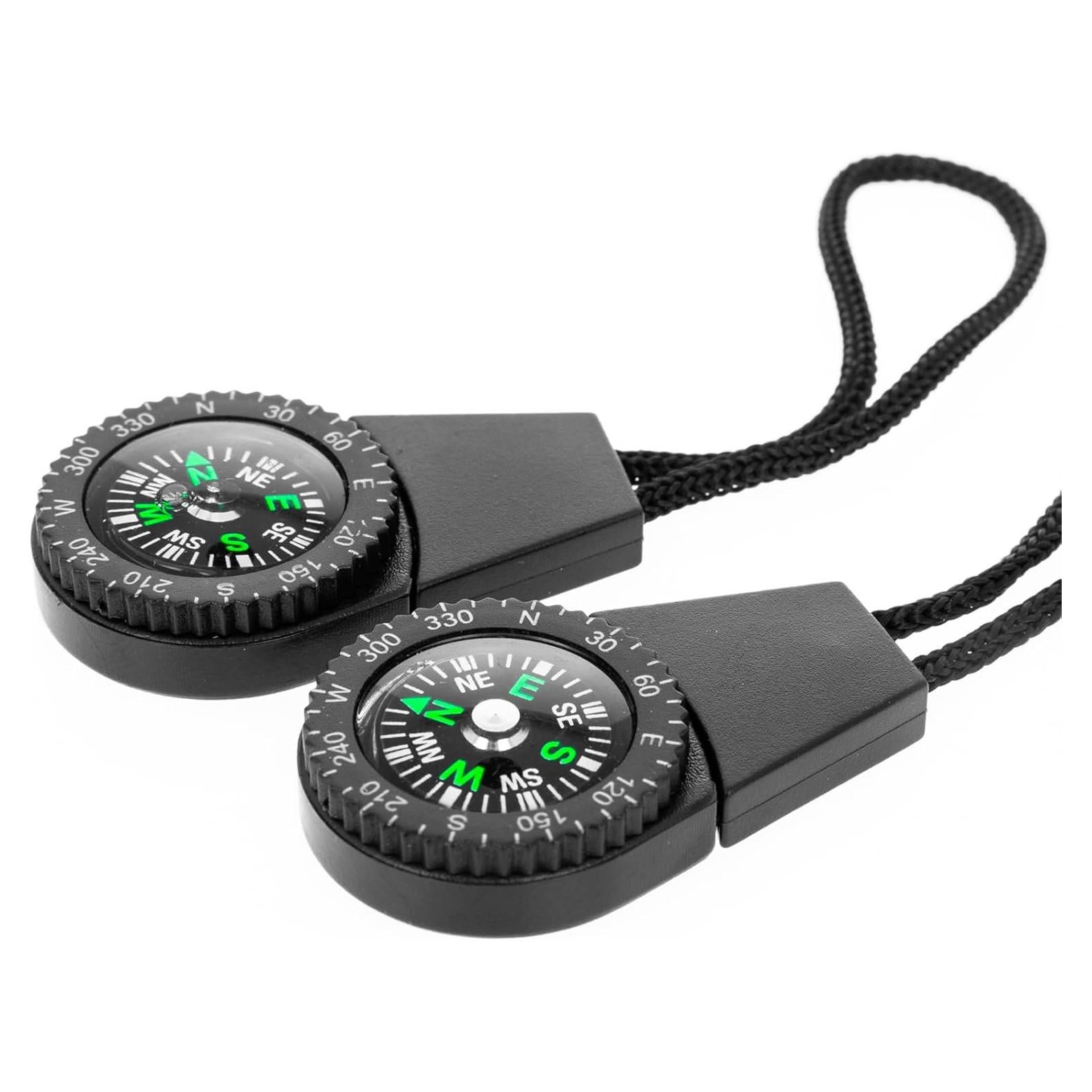 Brújula de Tirador de Cremallera ASR Outdoor - 2 Piezas