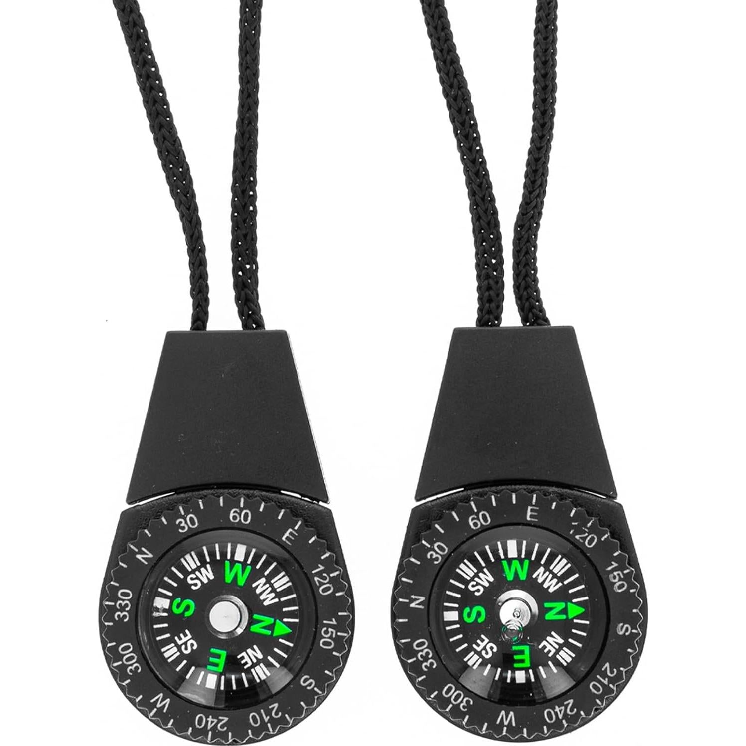 Brújula de Tirador de Cremallera ASR Outdoor - 2 Piezas