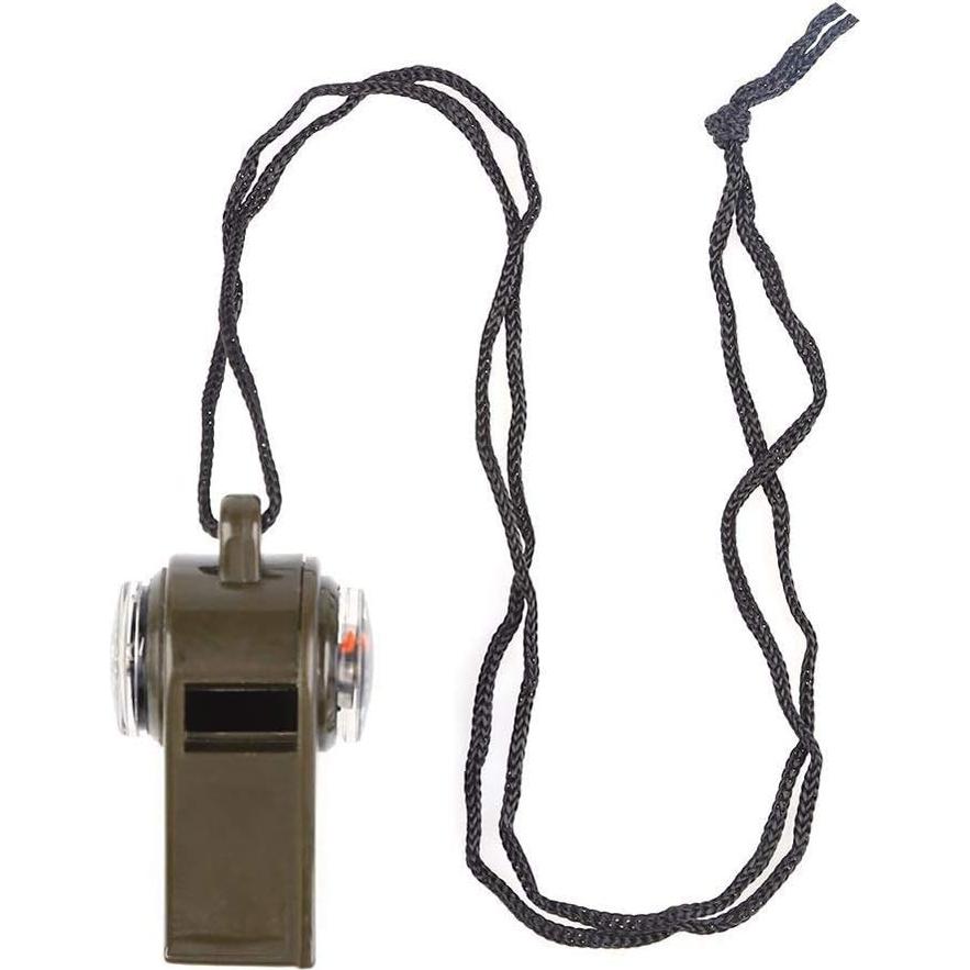 Silbato de Emergencia TTSAM 3 en 1 con Brújula y Termómetro