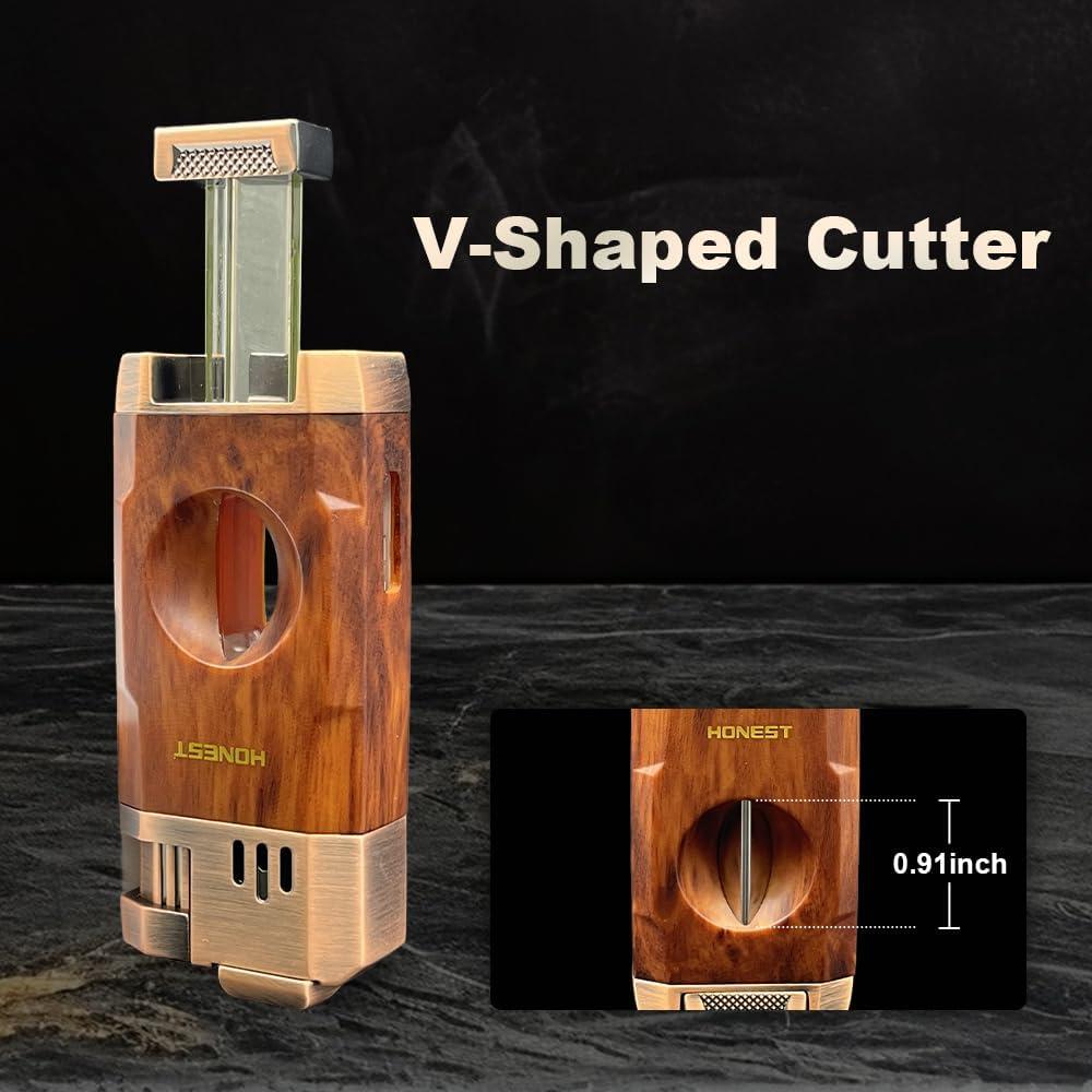 Encendedor Doble Llama Jet Tavlorionx Recargable Butano 8.6cm