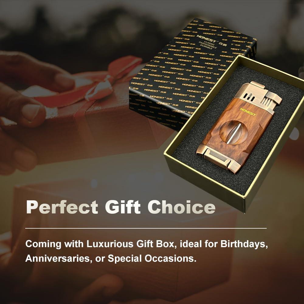 Encendedor Doble Llama Jet Tavlorionx Recargable Butano 8.6cm