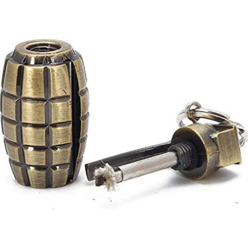 Encendedor de Fósforos Ehopole Dorado para Camping y Supervivencia