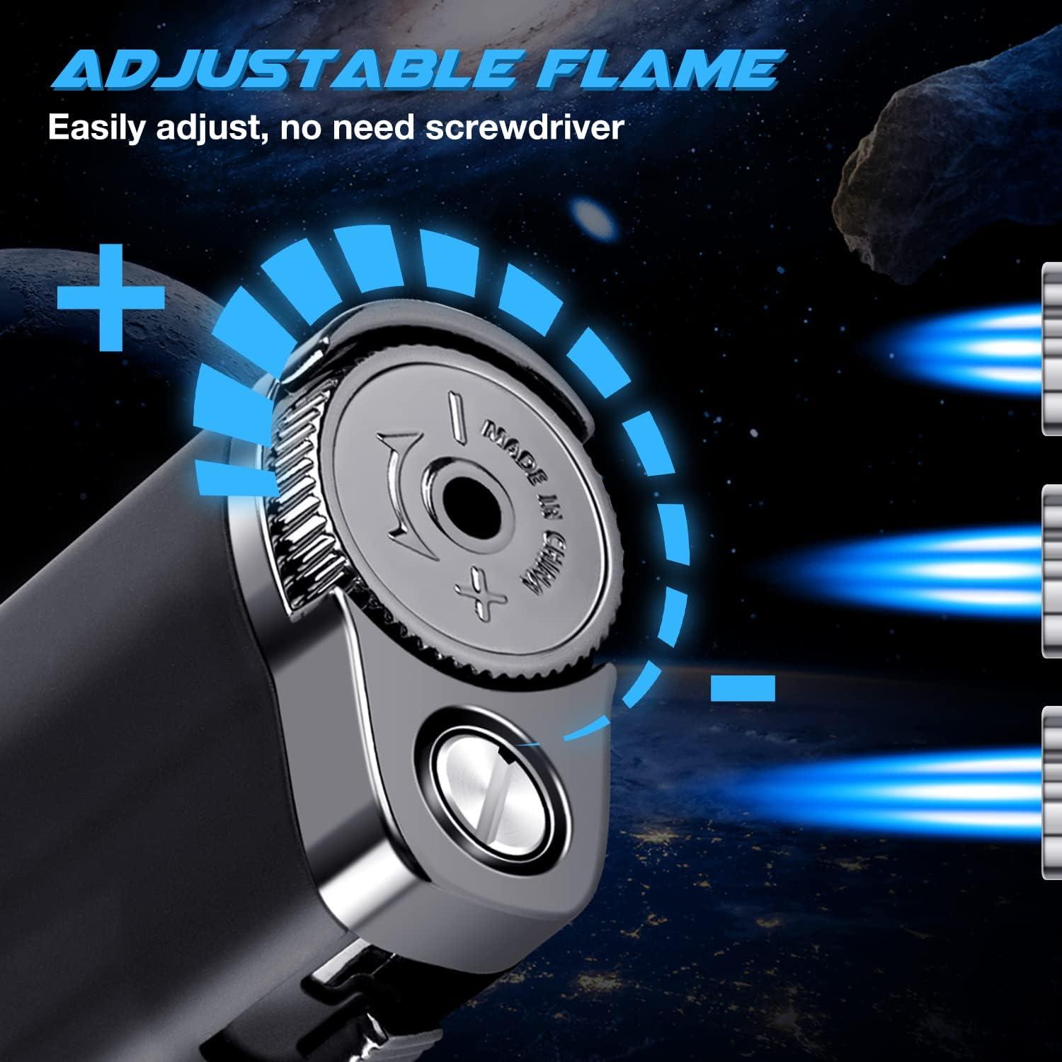 Encendedor Recargable LcFun Triple a Prueba de Viento - Paquete 2