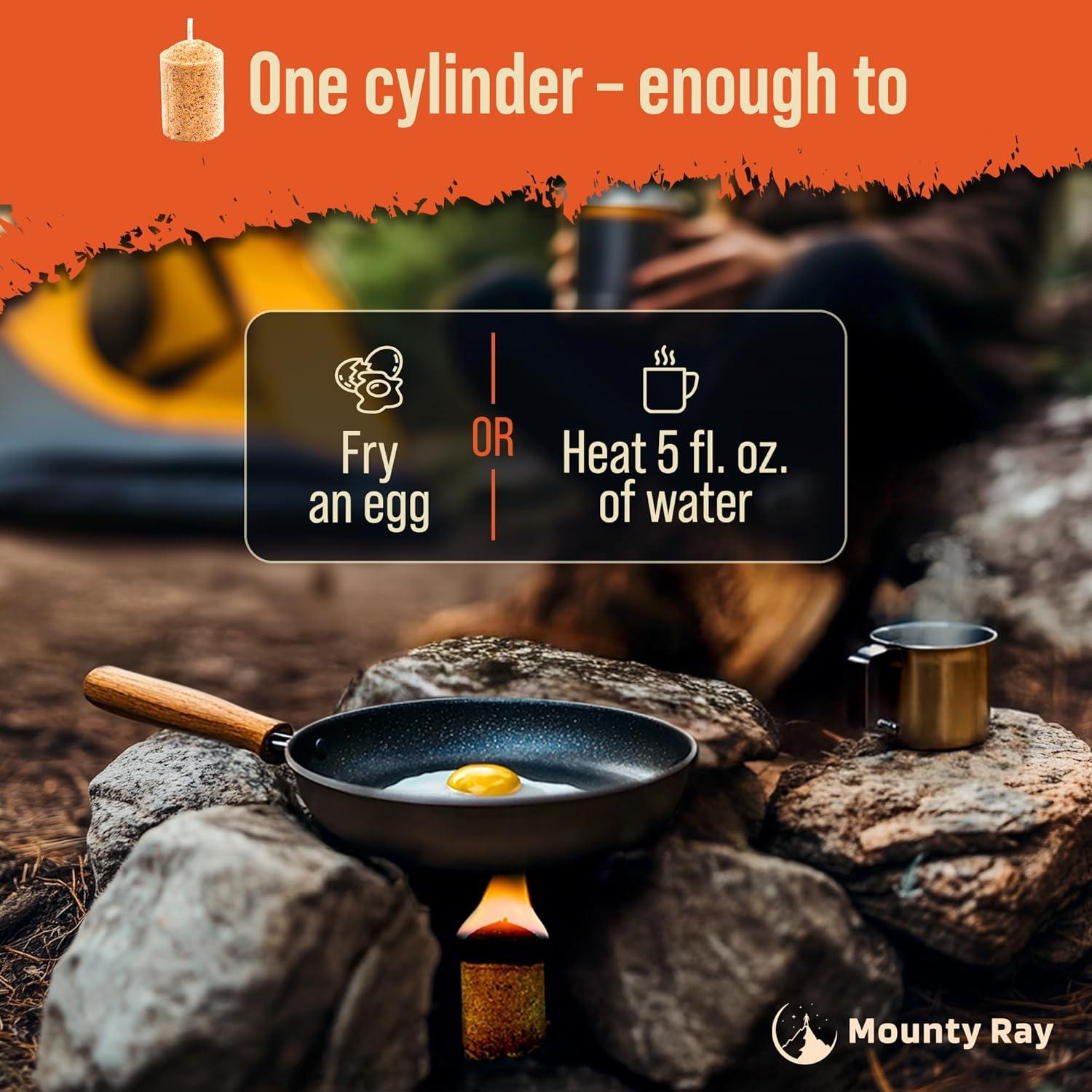 Iniciadores de fuego Mounty Ray - 8 pcs - 20 min de combustión