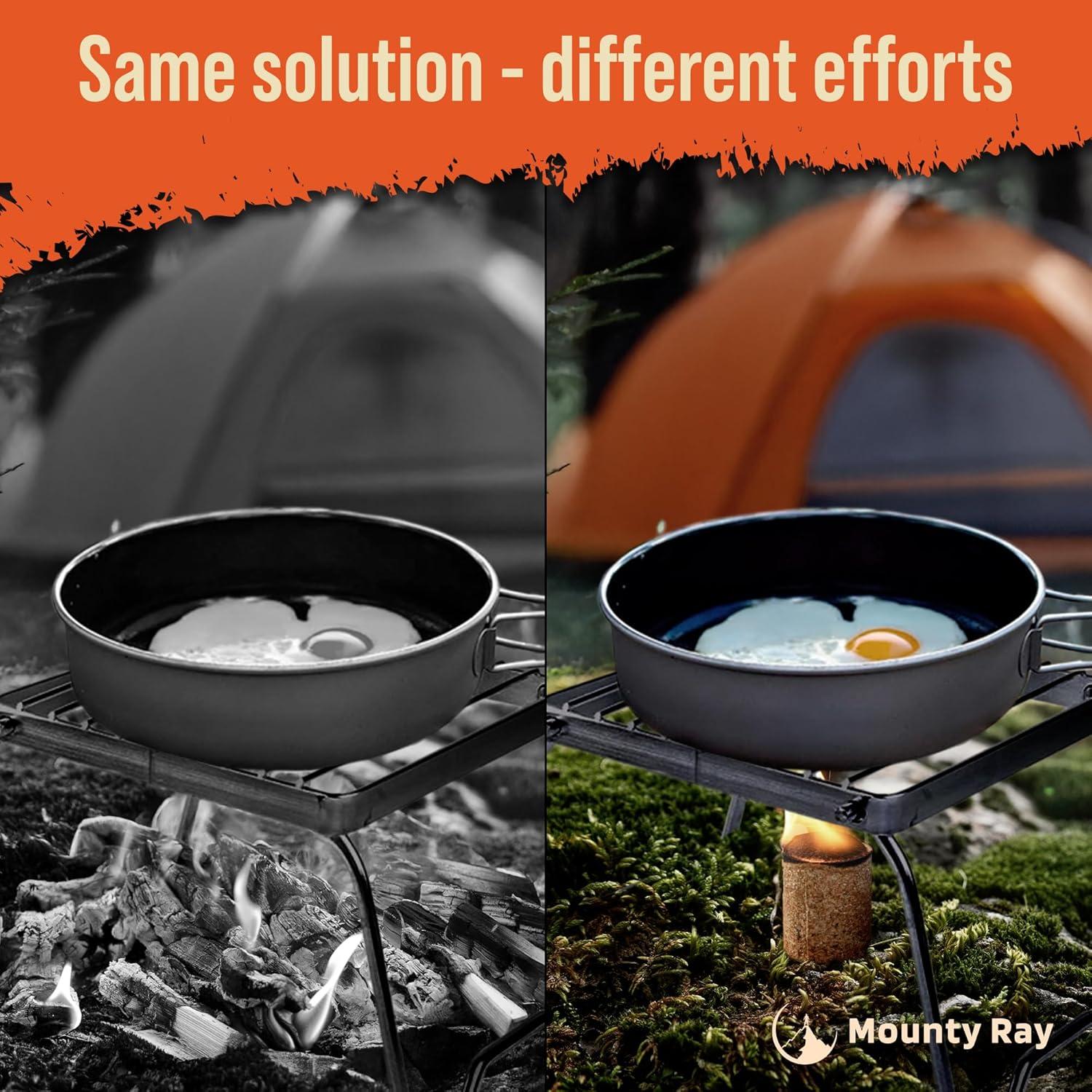 Iniciadores de fuego Mounty Ray - 8 pcs - 20 min de combustión