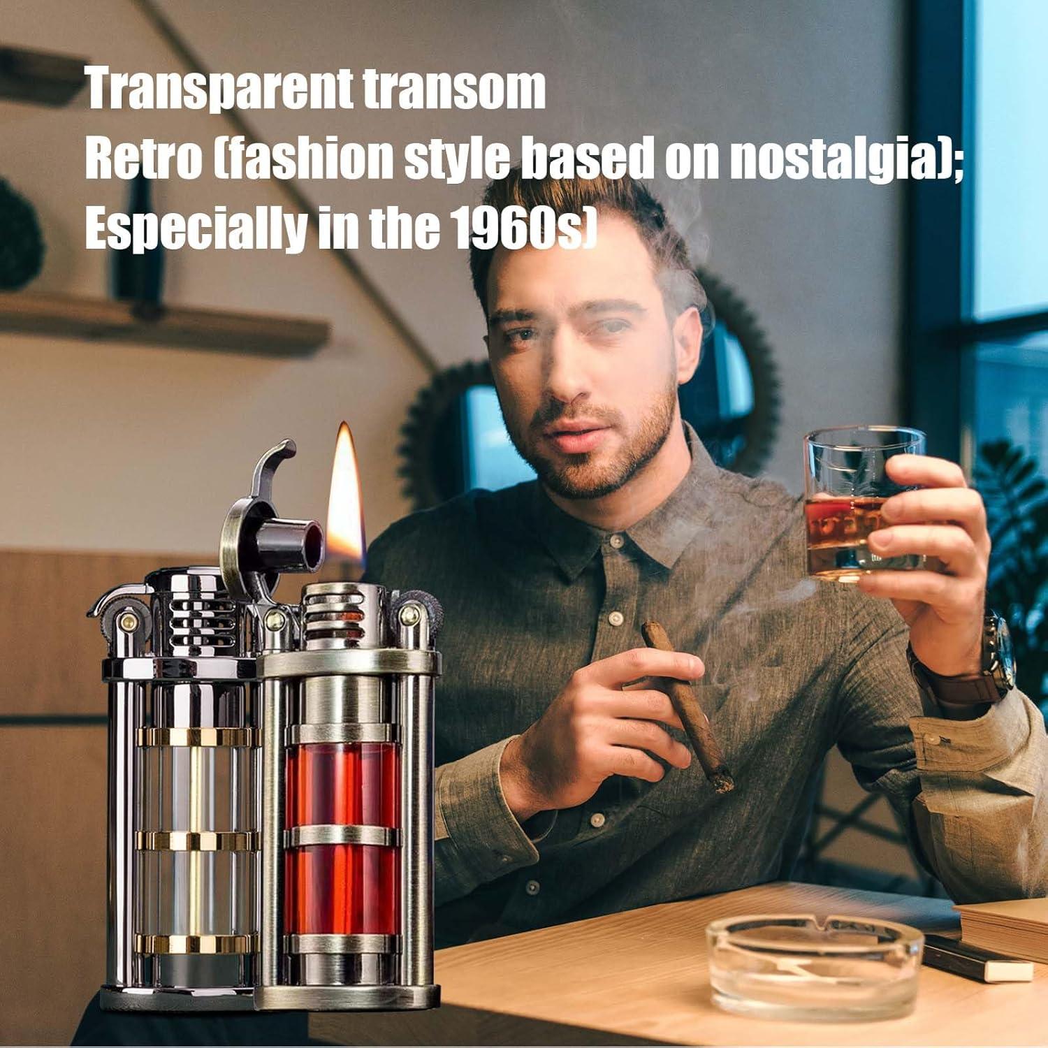 Encendedor Antorcha Recargable Lliang Negro a Prueba de Viento