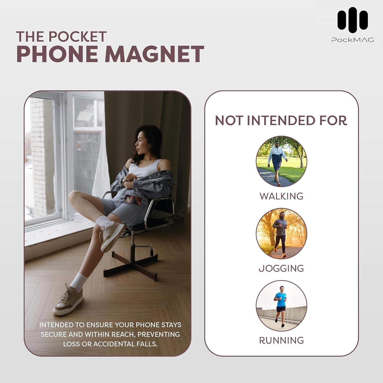 Soporte Magnético PockMAG para Teléfonos - Rotación 360°