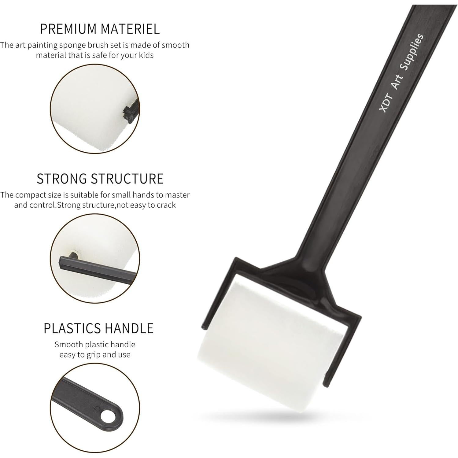 Juego de Rodillos de Esponja para Pintura XDT 15 Piezas