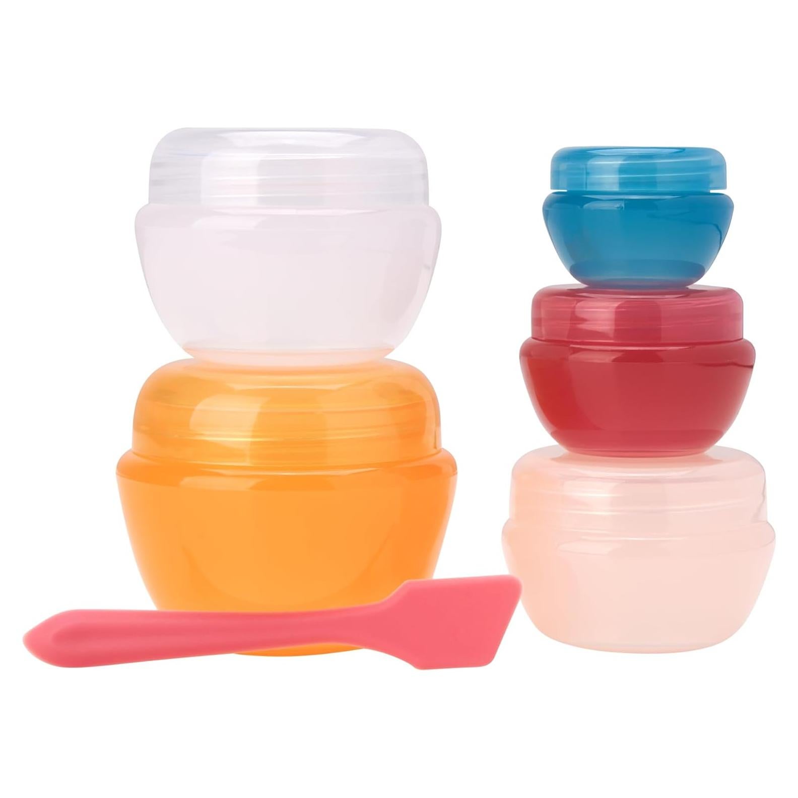 Set de 5 Contenedores de Viaje Bliss - Tapered a Prueba de Fugas