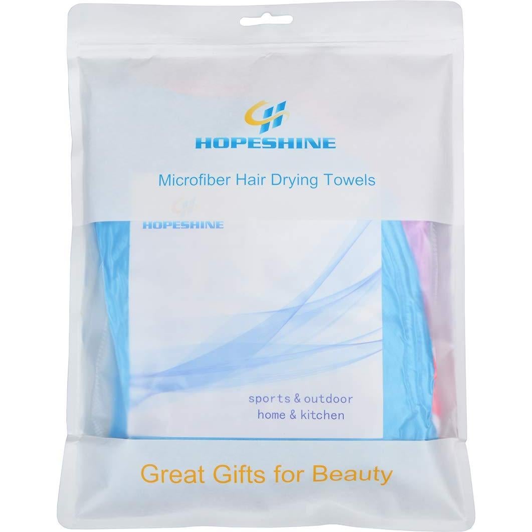 Toallas de Microfibra para el Cabello HOPESHINE - Paquete de 3