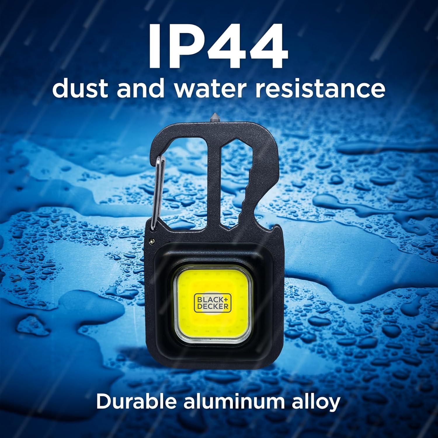 Luz de Utilidad COB 500 Lúmenes BLACK+DECKER Recargable USB