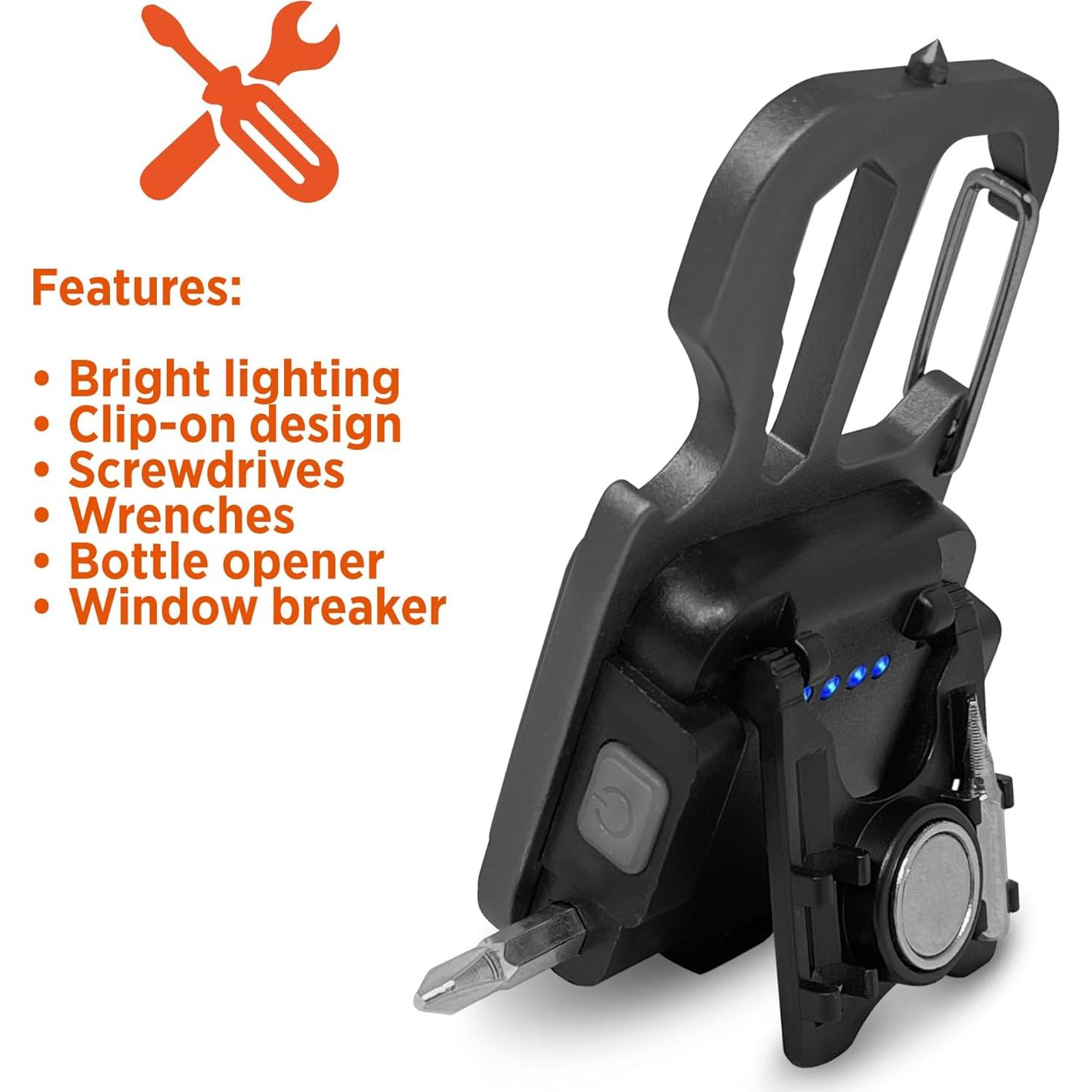 Luz de Utilidad COB 500 Lúmenes BLACK+DECKER Recargable USB