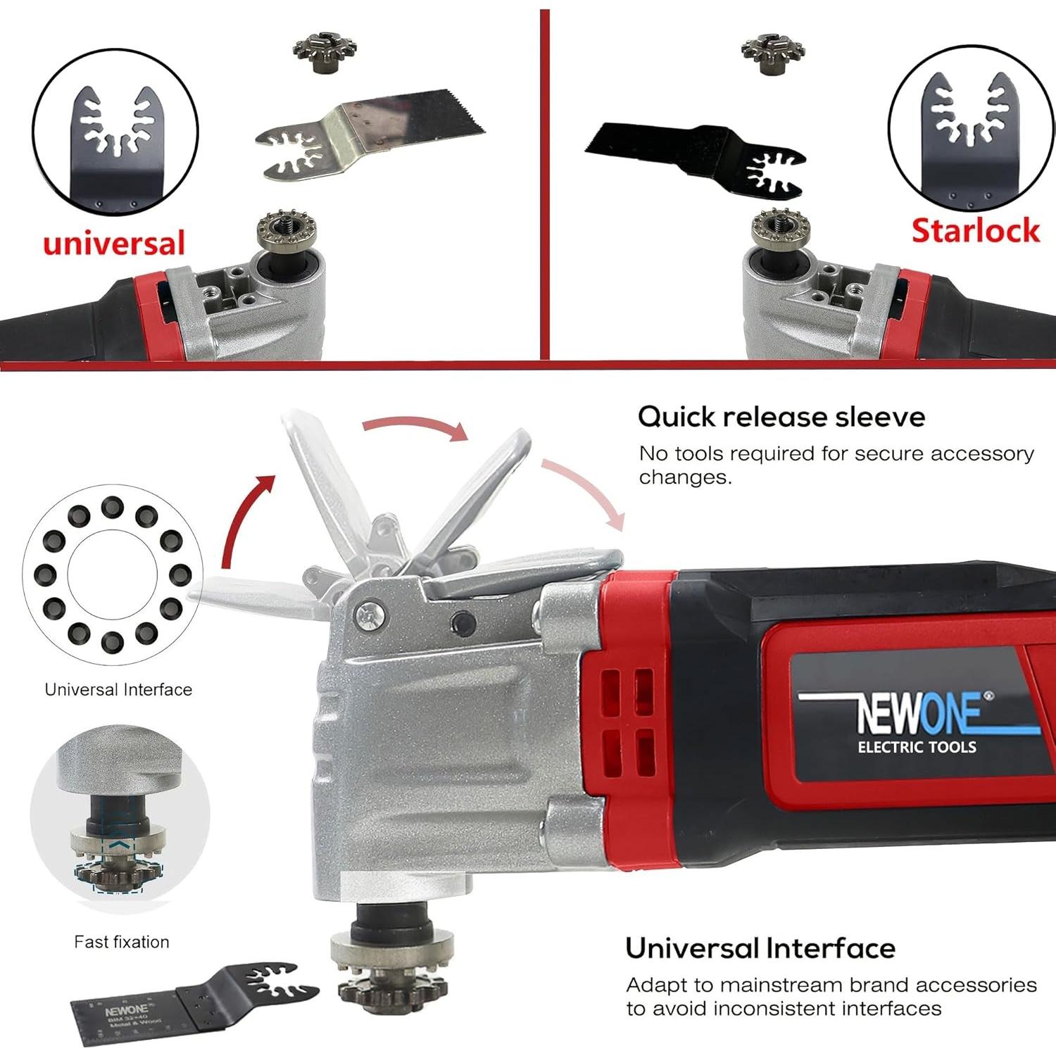 Herramienta Oscilante Eléctrica NEWONE 4 AMP 6 Velocidades