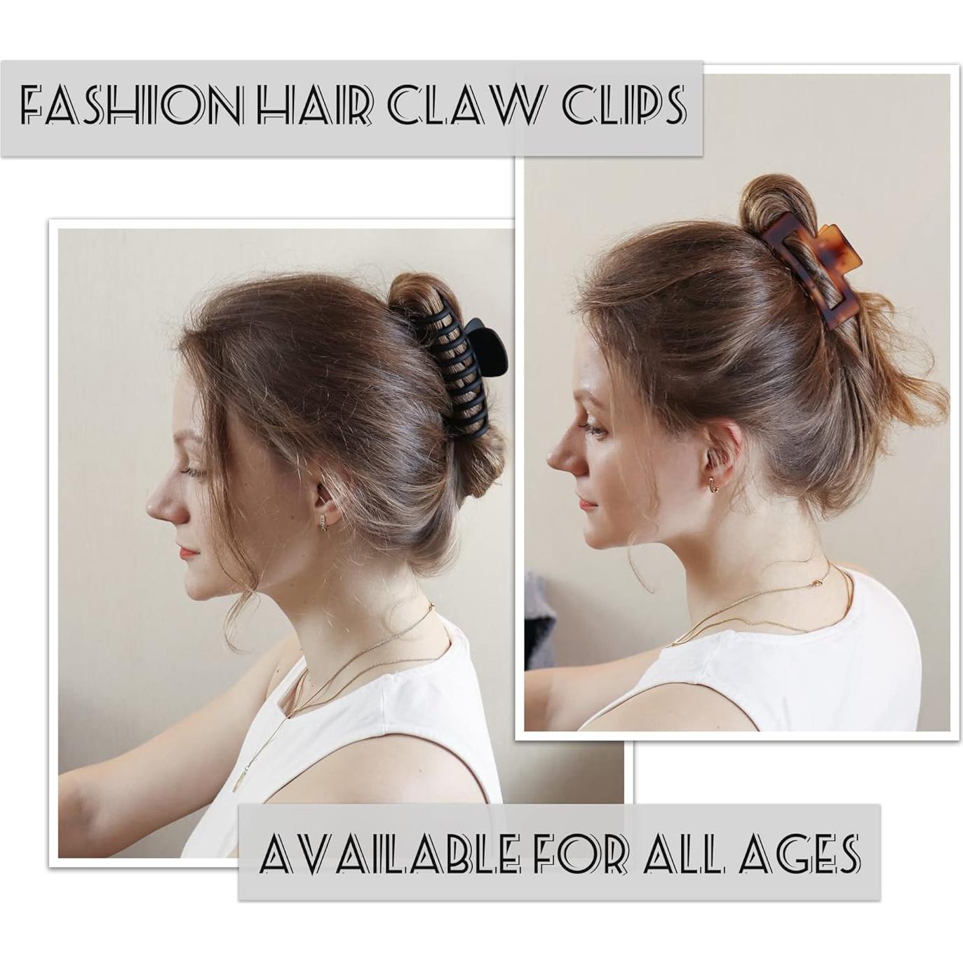 Clips de Garra para Cabello Vsiopy - 10 Piezas 8.89 cm