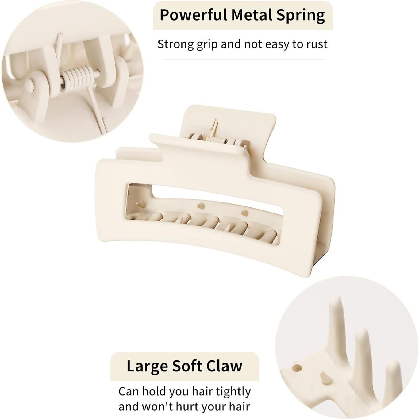 Clips de Garra para Cabello Vsiopy - 10 Piezas 8.89 cm