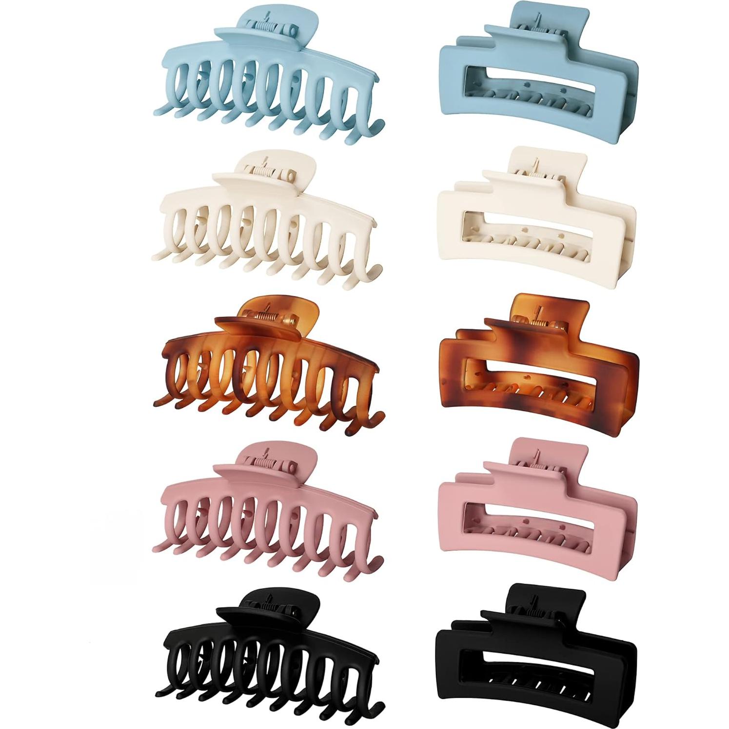 Clips de Garra para Cabello Vsiopy - 10 Piezas 8.89 cm