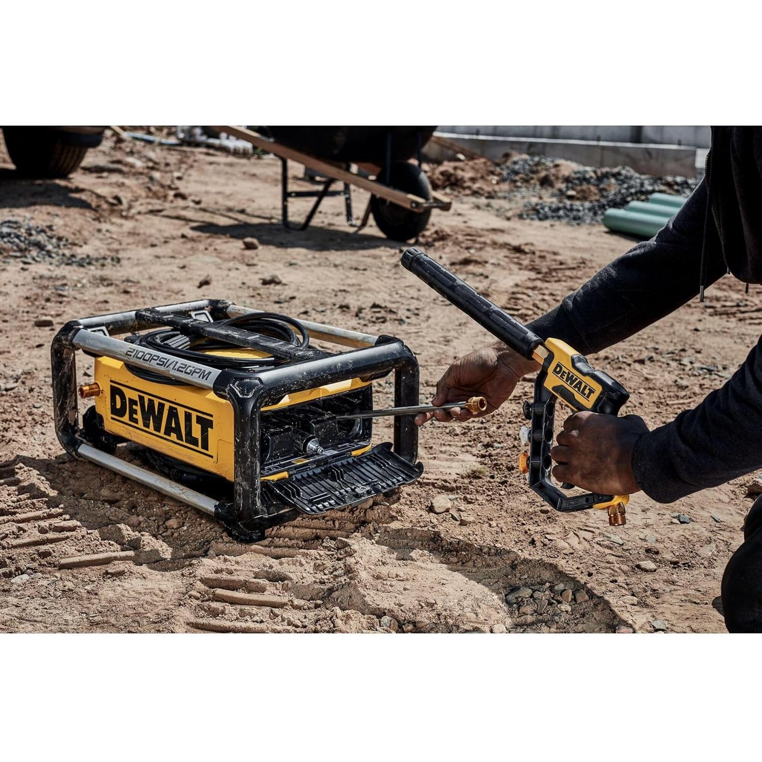 Lavadora a Presión Eléctrica DEWALT DWPW2100 2100 PSI 7.62m