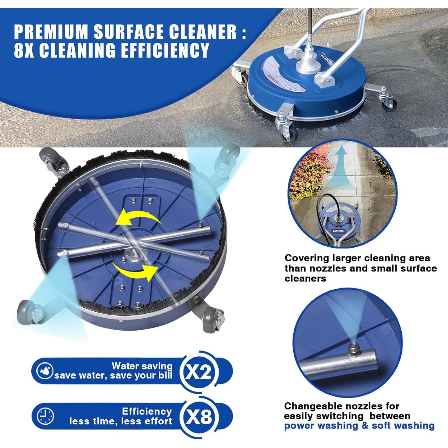 Limpiador de Superficies MEKOH 20'' para Limpiadora 4500 PSI