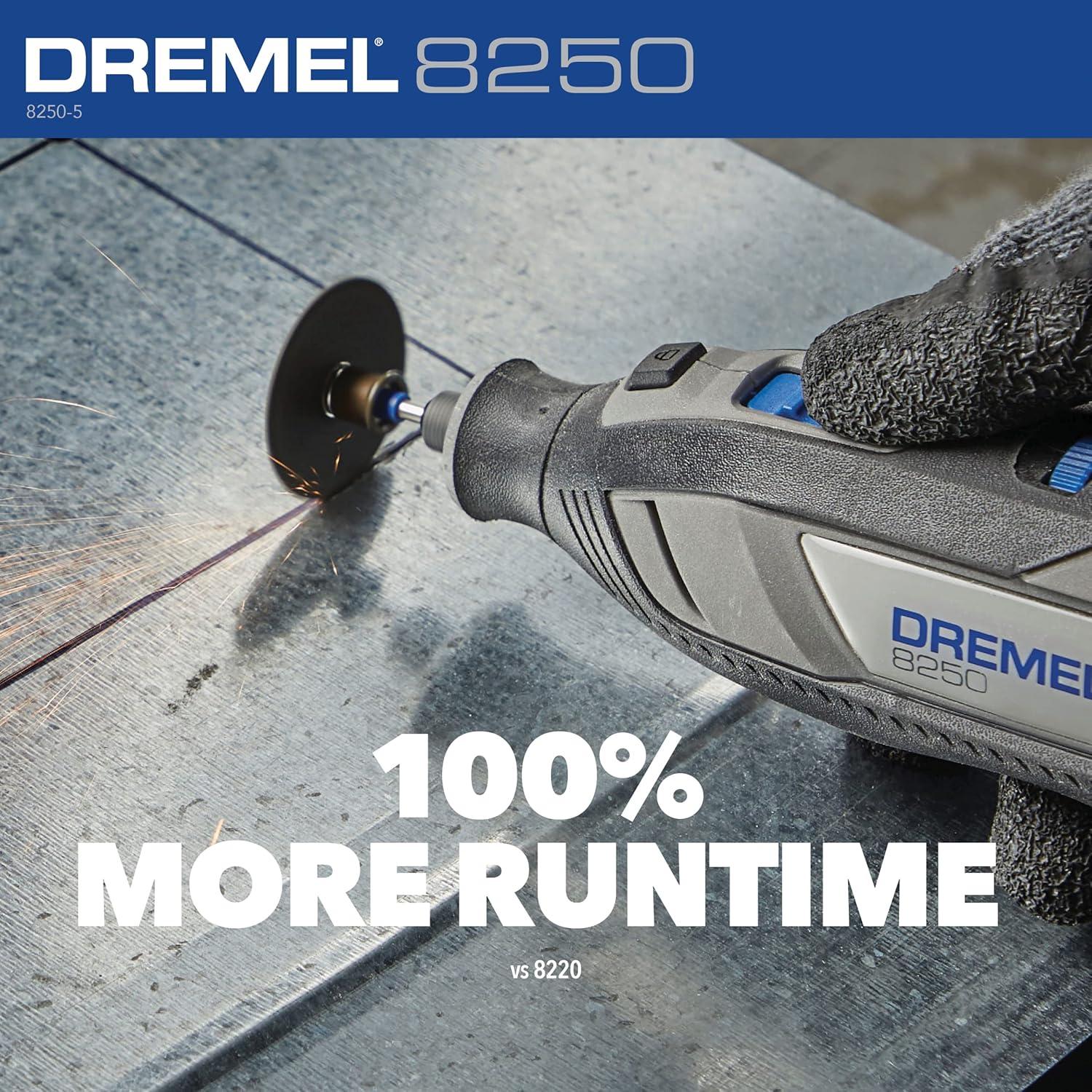 Dremel 8250 Herramienta Rotativa Inalámbrica 12V con Accesorios
