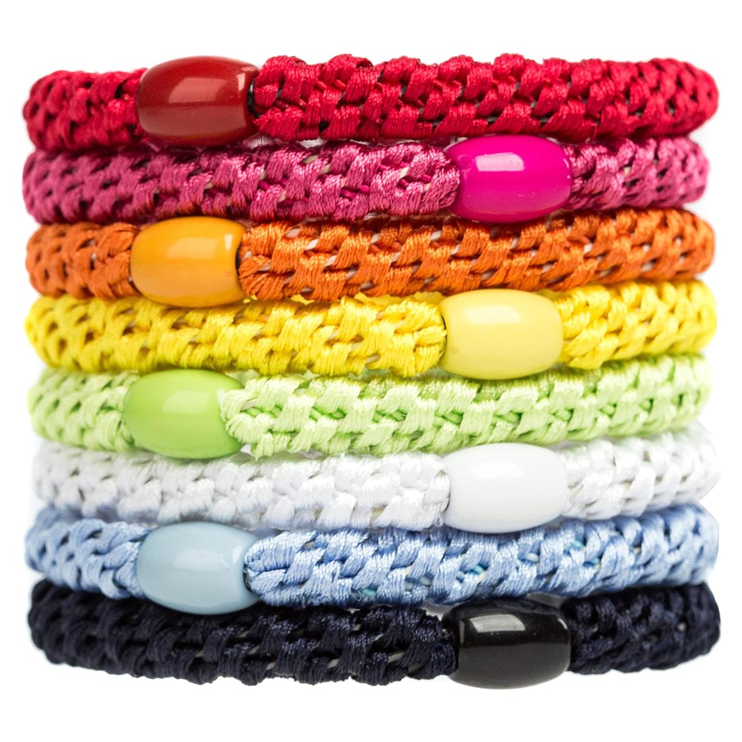 Banda Elástica para Cabello AXEN 8 Piezas Algodón Mixto