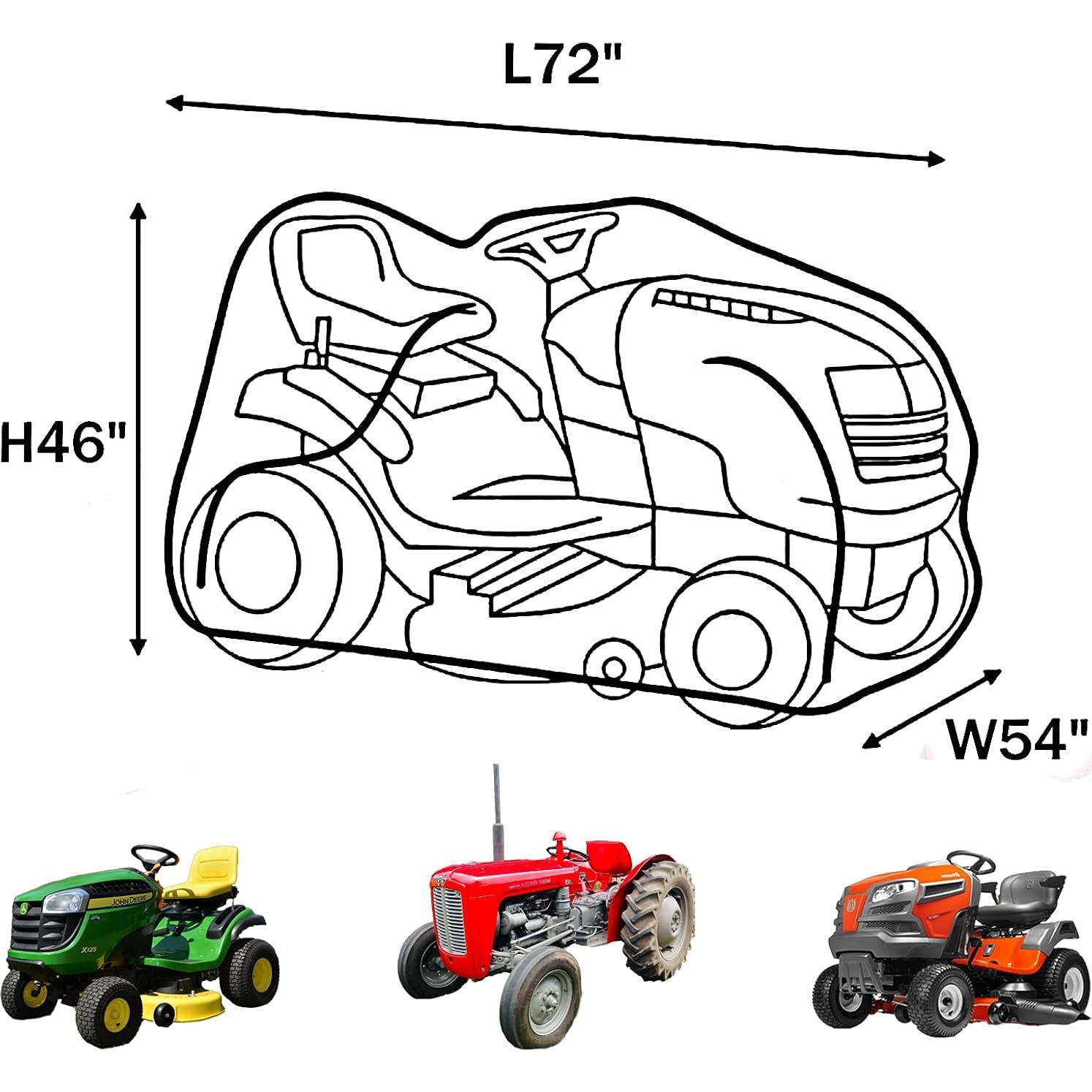 Cubierta impermeable para cortacésped Szblnsm 54" (137 cm) 420D