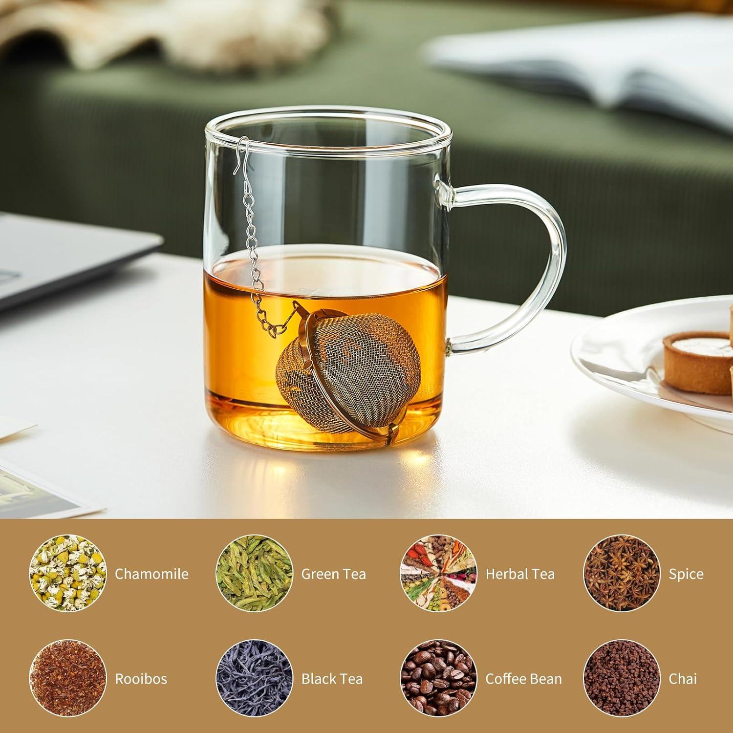 Infusores de Té DOPUDO 3PCS Acero Inoxidable 304 Premium