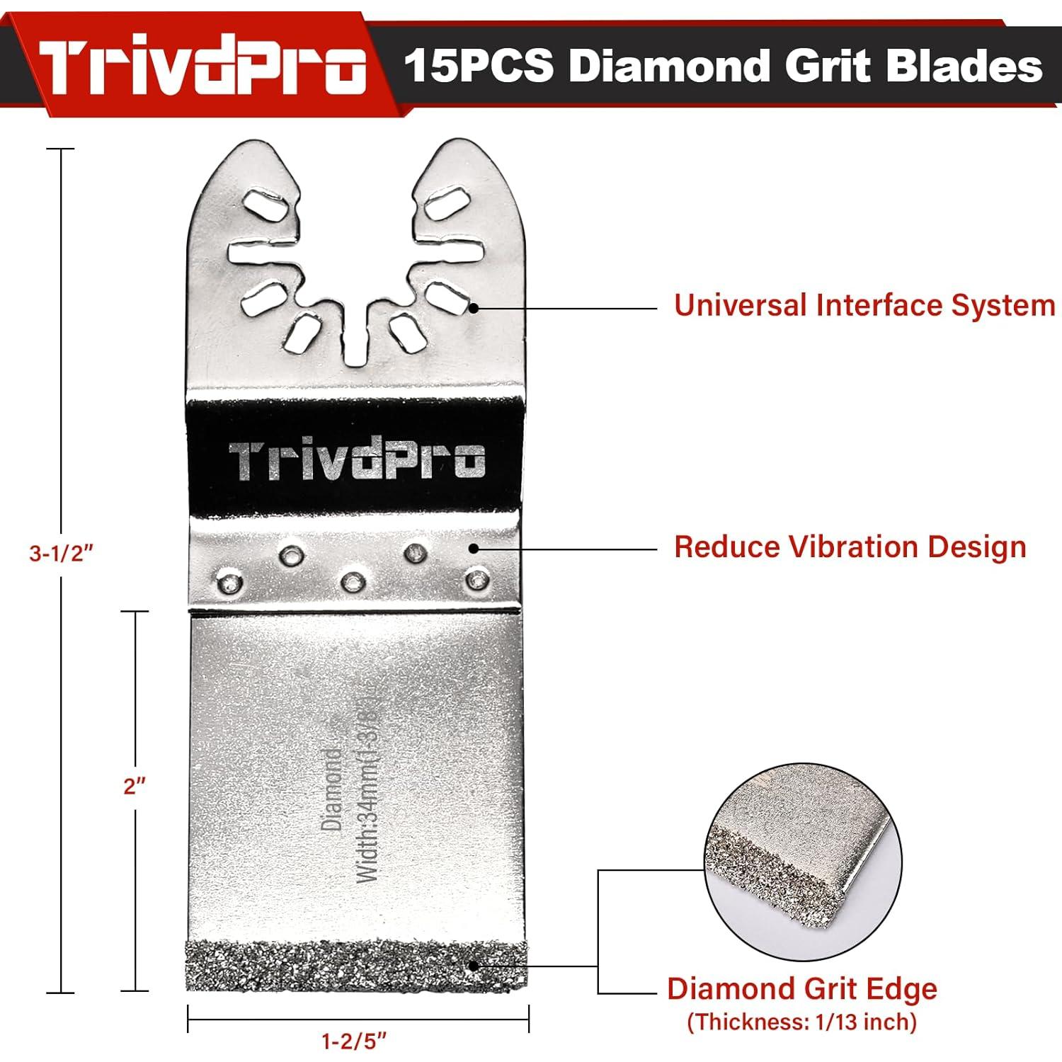 Cuchilla de Eliminación de Lechada TrivdPro 15 Piezas Carburo