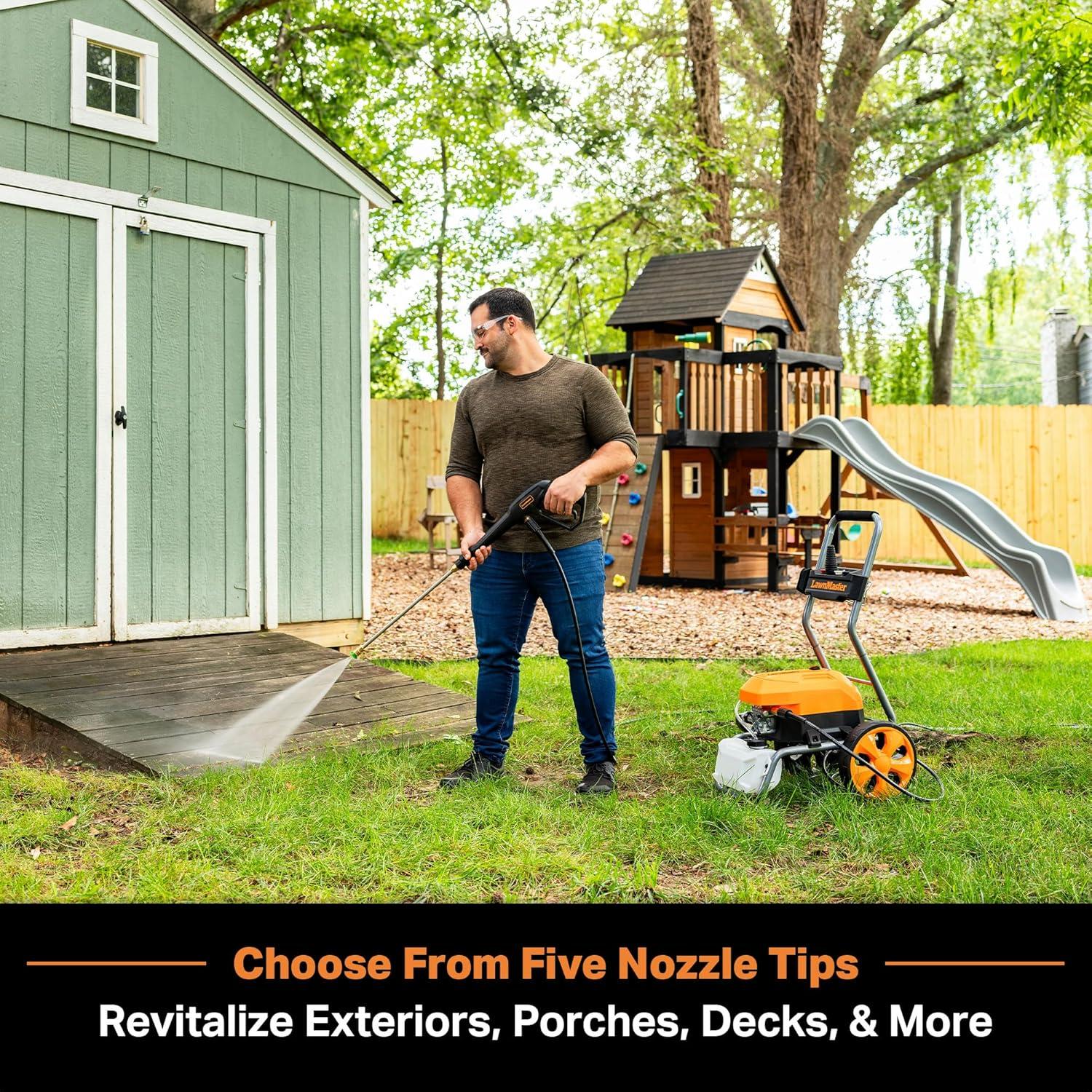 Lavadora a Presión Eléctrica LawnMaster LT2100B 2300 PSI 1.2 GPM