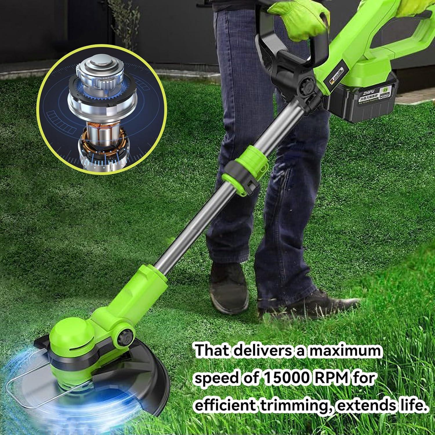 Desmalezadora Inalámbrica TWEFGFT 20V 30.48 cm Verde