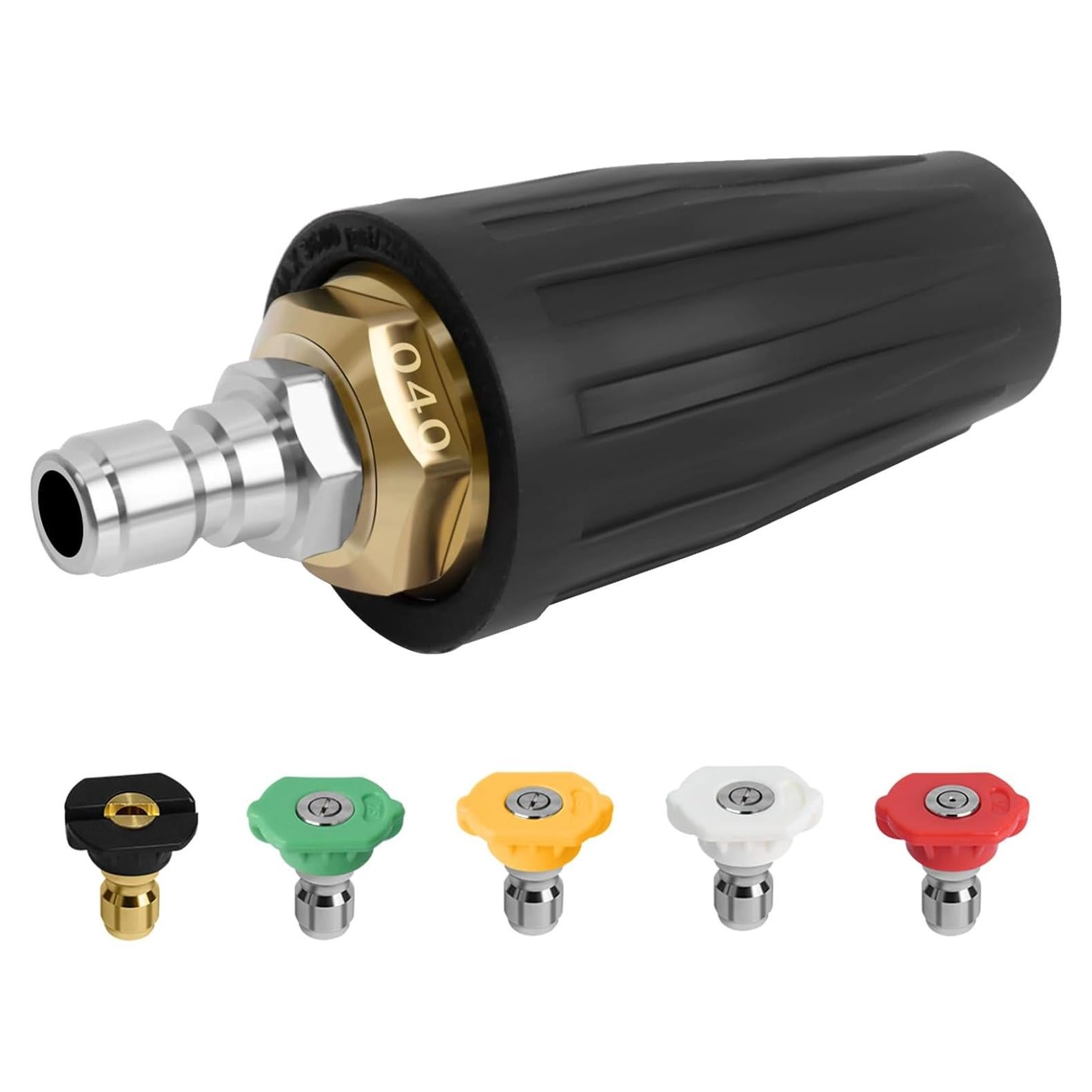 Boquilla Turbo Rotativa Axfvd 360° con 5 Boquillas 4000 PSI