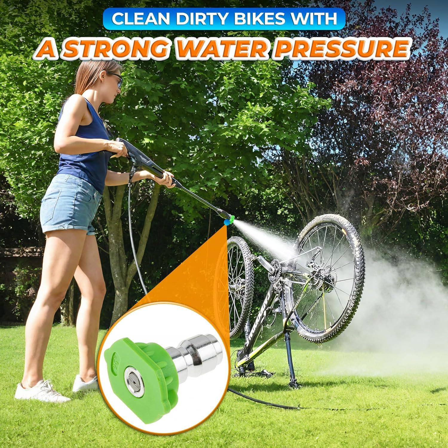 5 Boquillas de Lavadora a Presión BURIUS 2700 PSI Acero Inoxidable