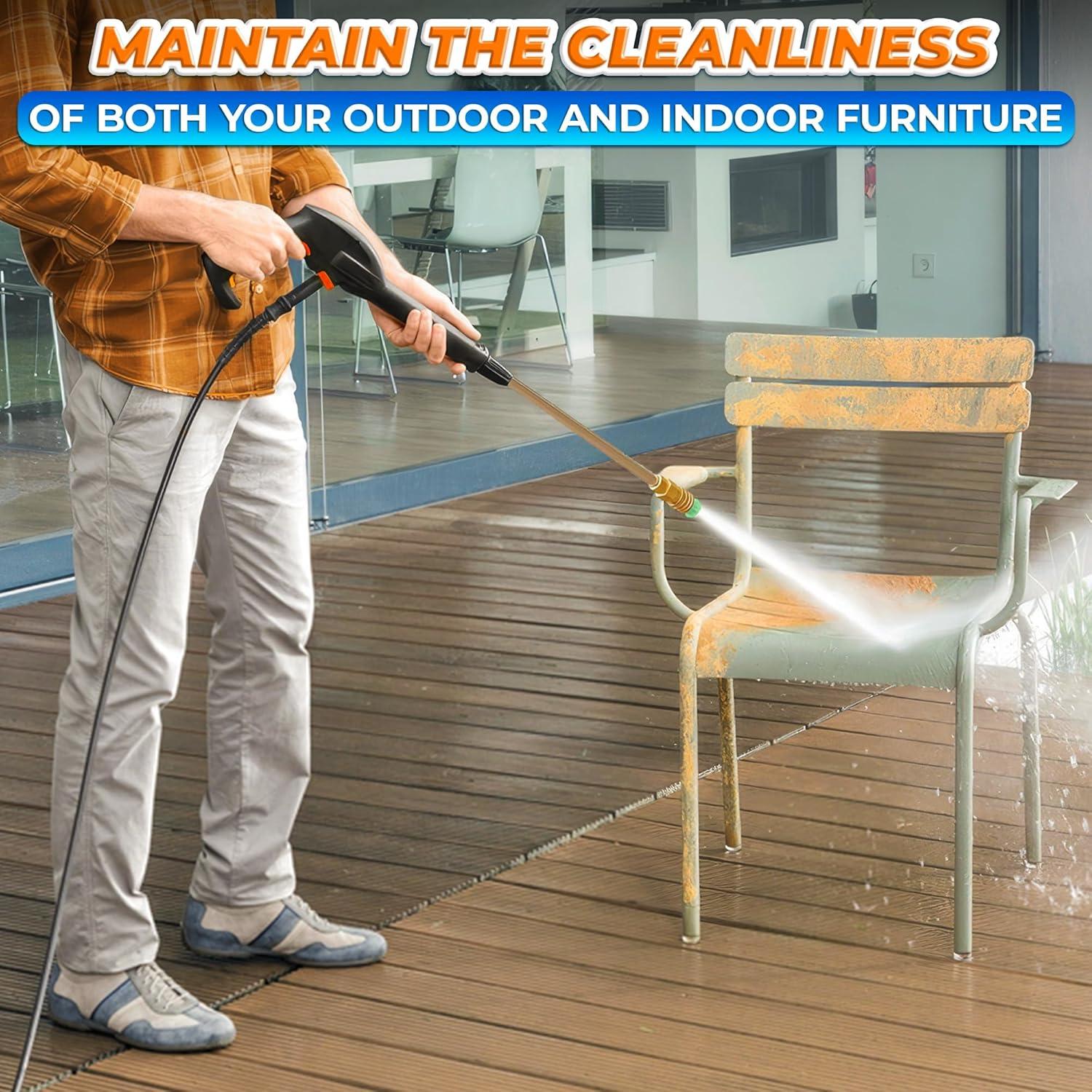 5 Boquillas de Lavadora a Presión BURIUS 2700 PSI Acero Inoxidable