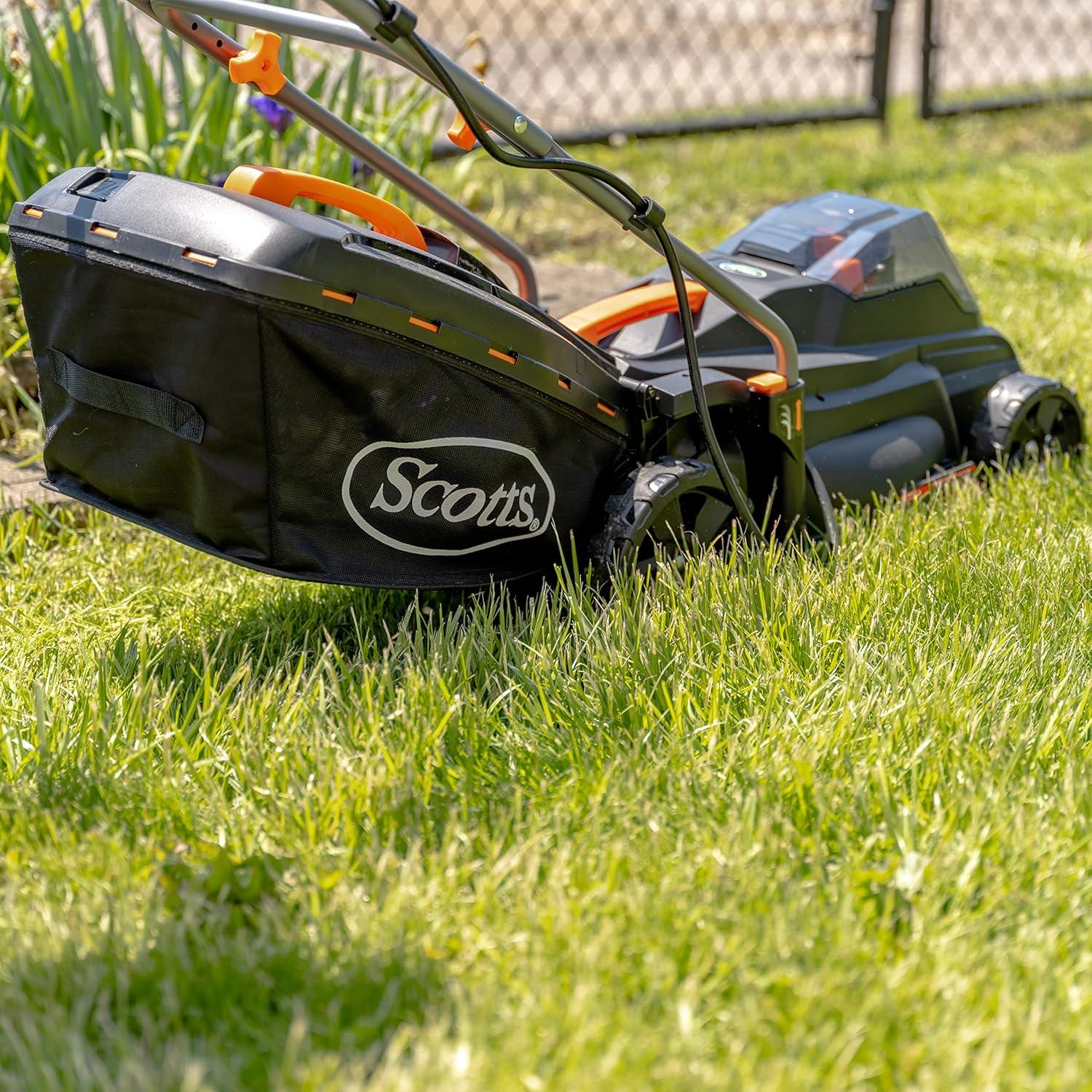 Cortadora de Césped Inalámbrica Scotts 20V 16" 2 en 1 con Batería