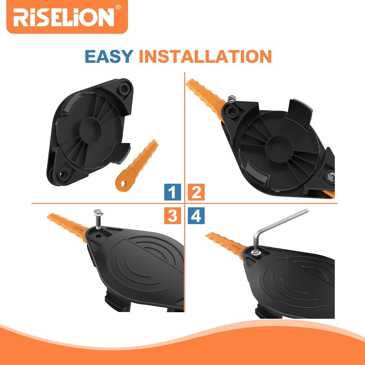 Cabezal de cuchilla RISELION para desmalezadora Black and Decker