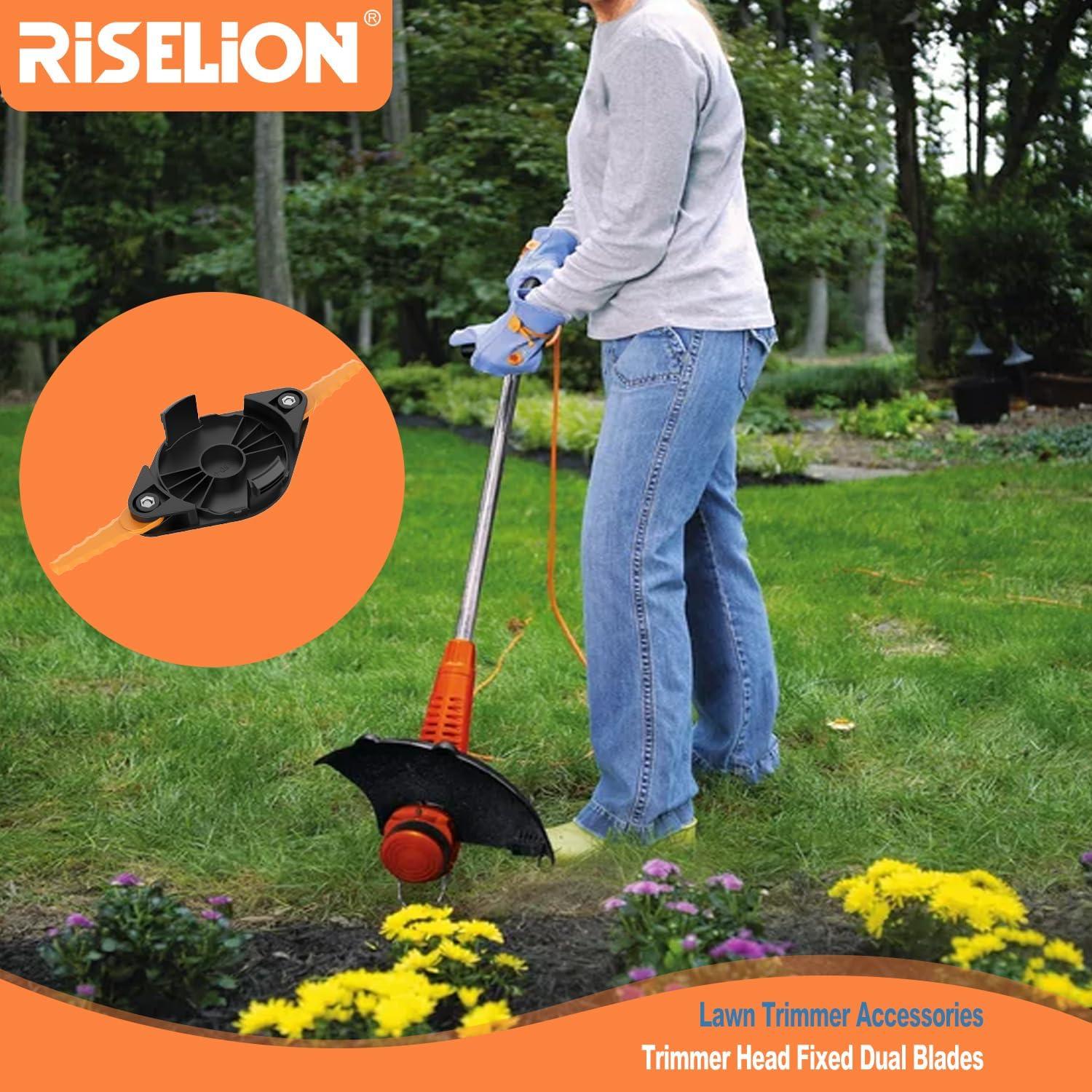 Cabezal de cuchilla RISELION para desmalezadora Black and Decker